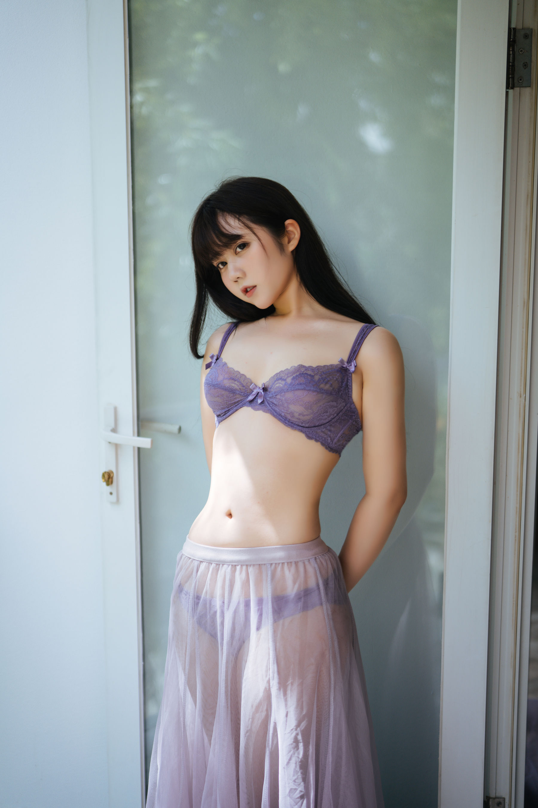  微博福利姬镜酱 - 静夏之薄纱蕾丝 第38张