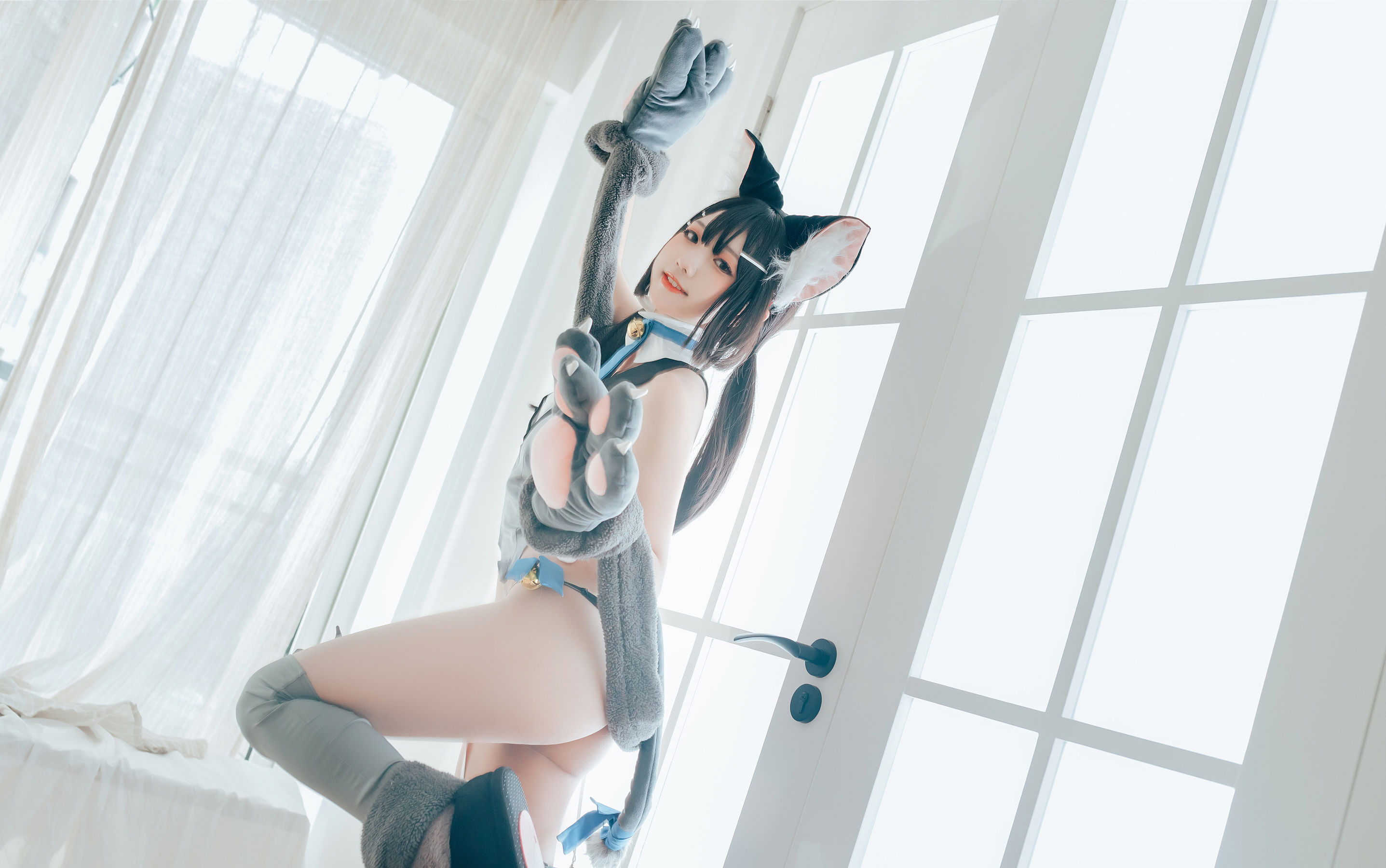 微博萌妹蓝小沂KiKi - 猫娘 第4张