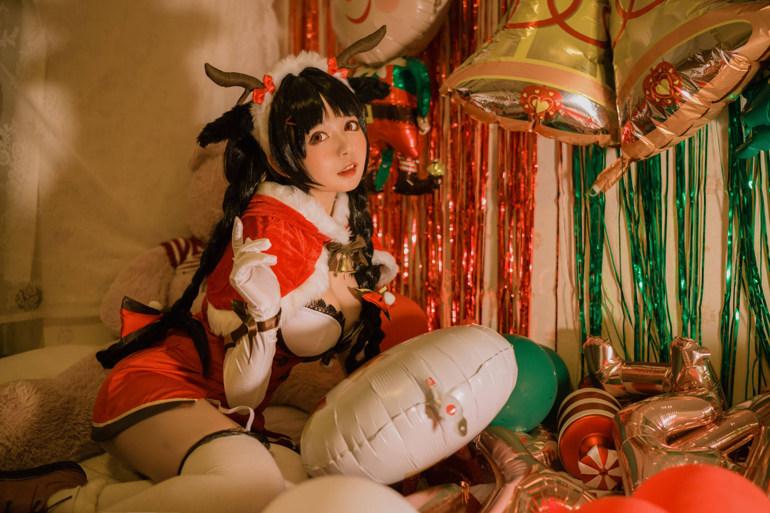  大眼萌妹黑猫猫OvO - 大潮圣诞 第14张