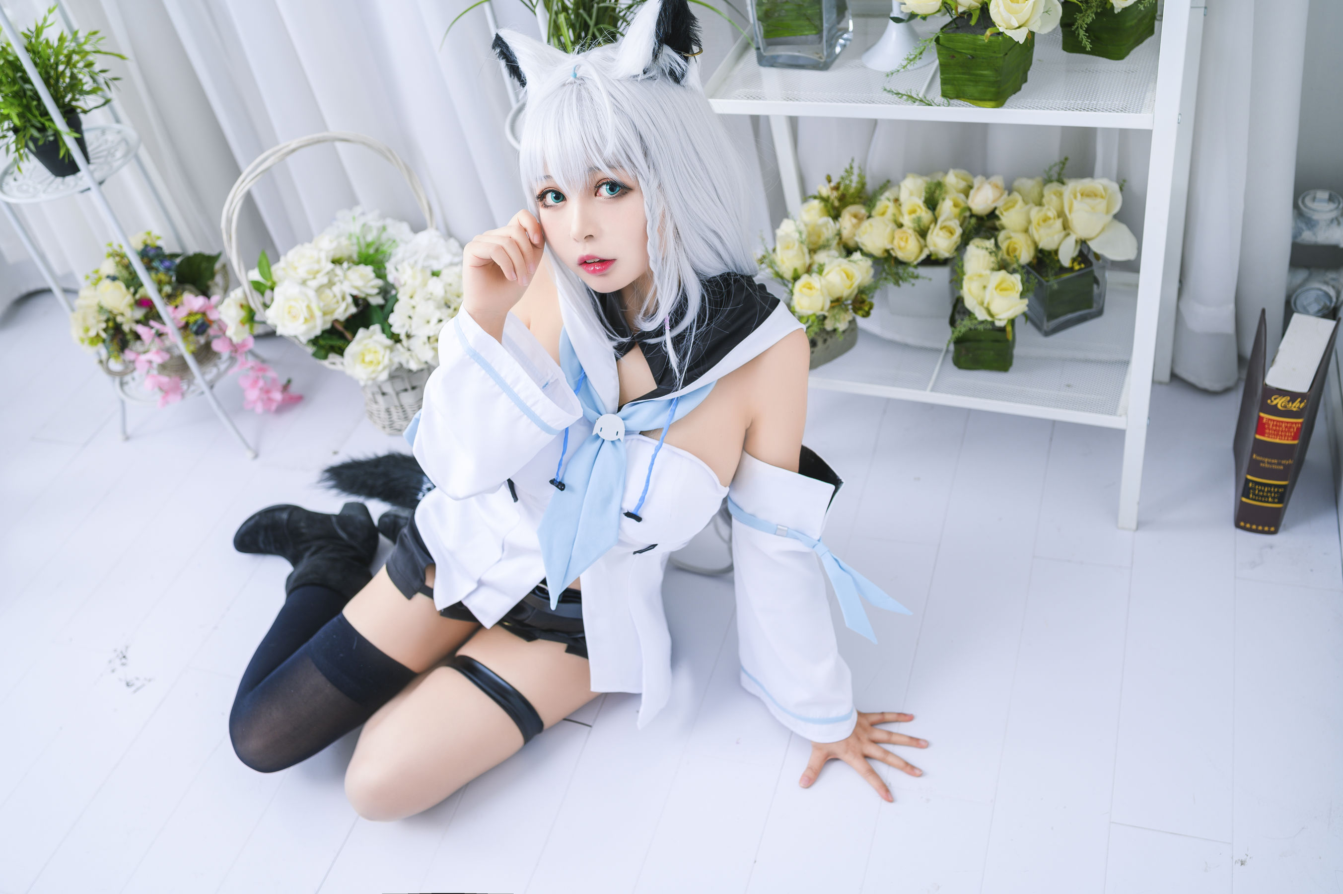  大眼萌妹黑猫猫OvO - 白上吹雪 第13张