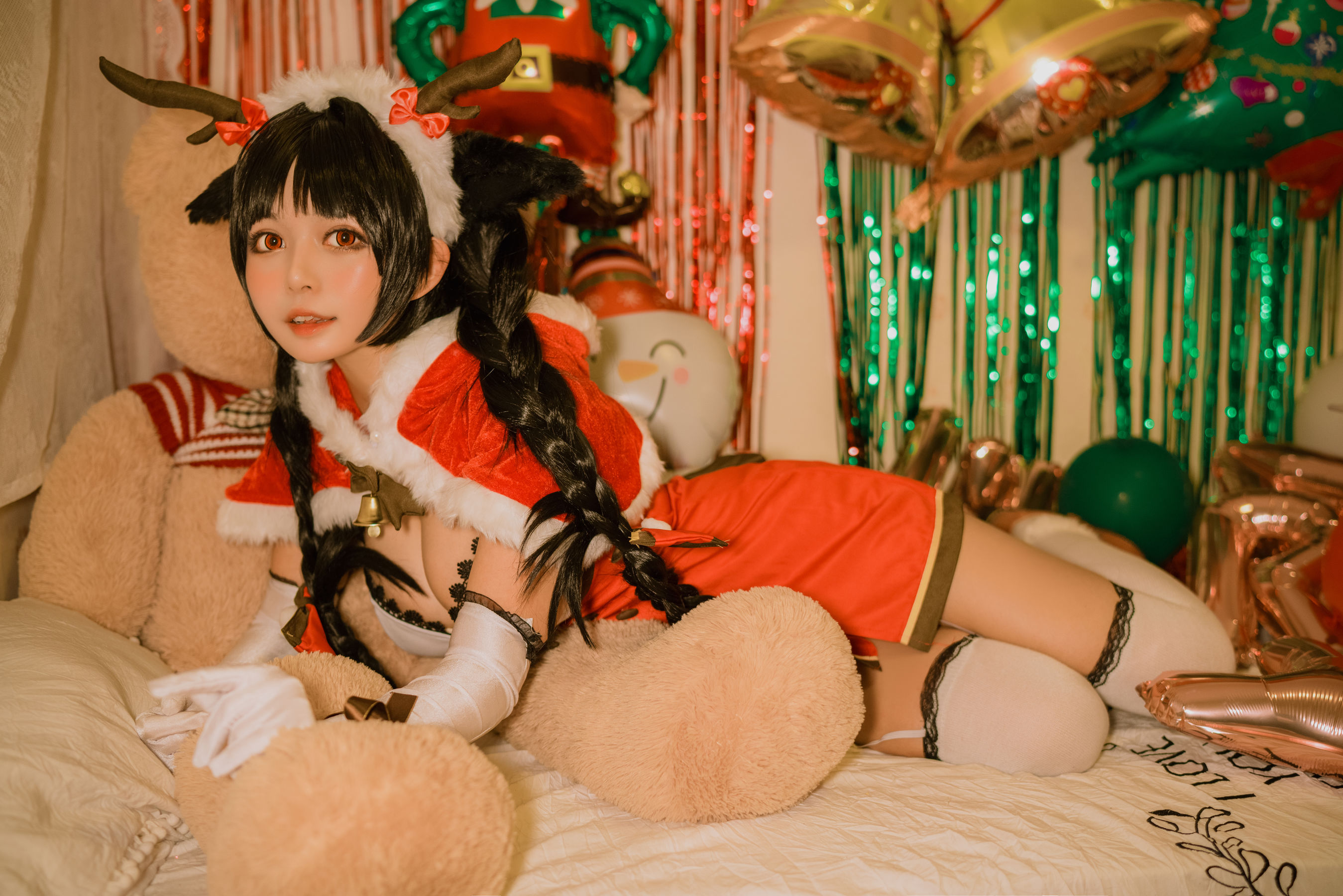  大眼萌妹黑猫猫OvO - 大潮圣诞 第20张