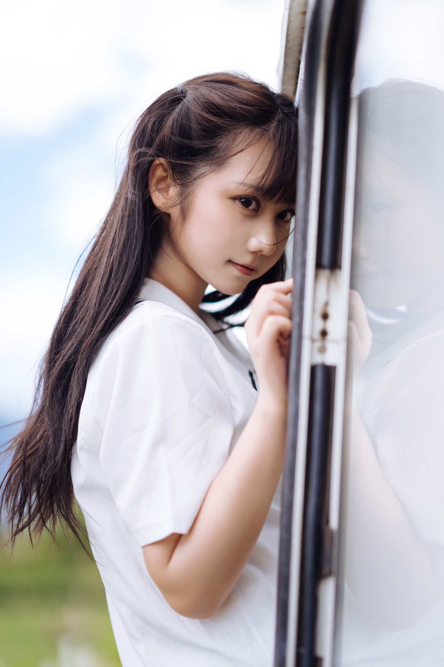  微博福利姬镜酱 - 静夏之JK少女 第4张