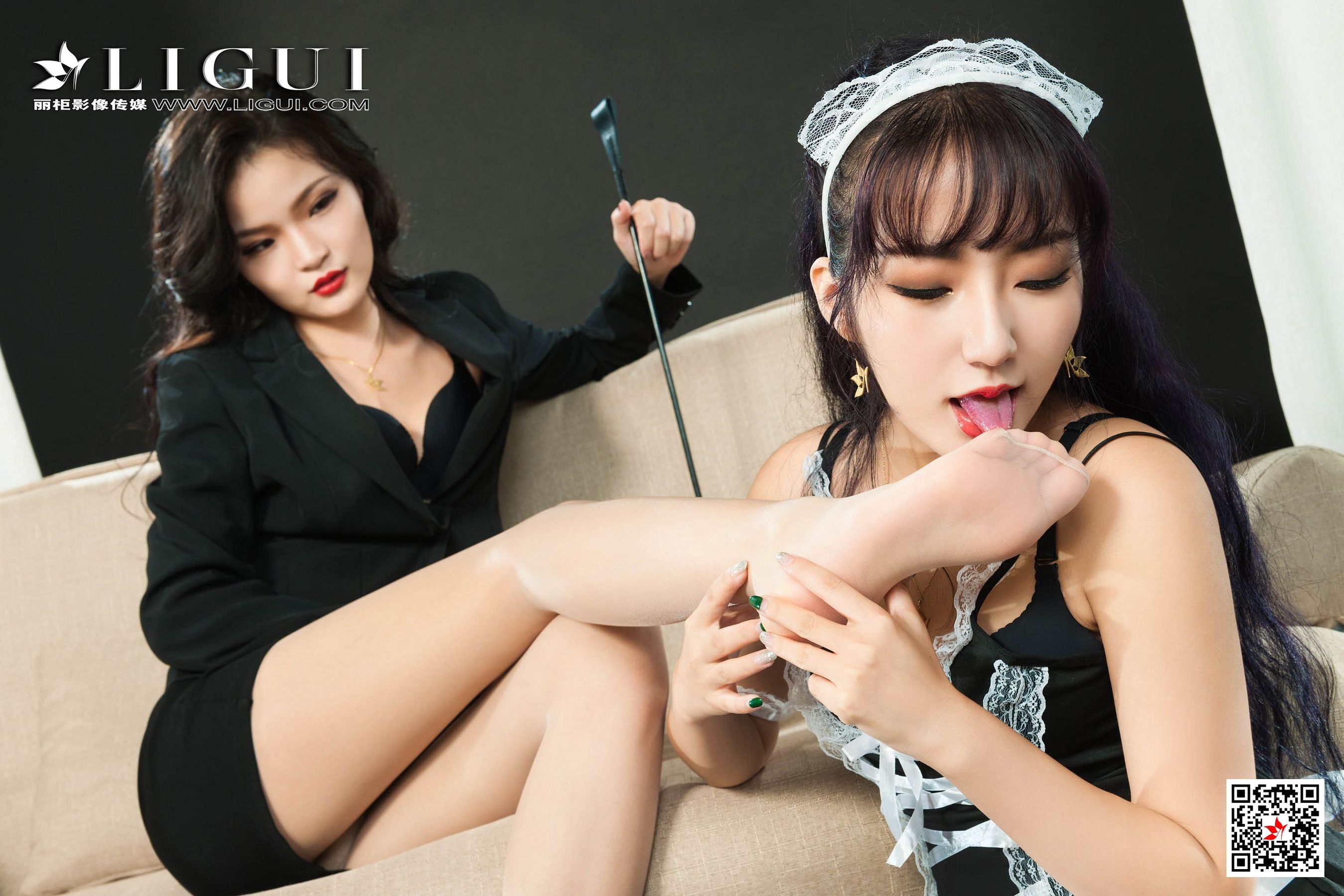 [丽柜Ligui] 网络丽人 Model 苏黎&汐汐  第17张