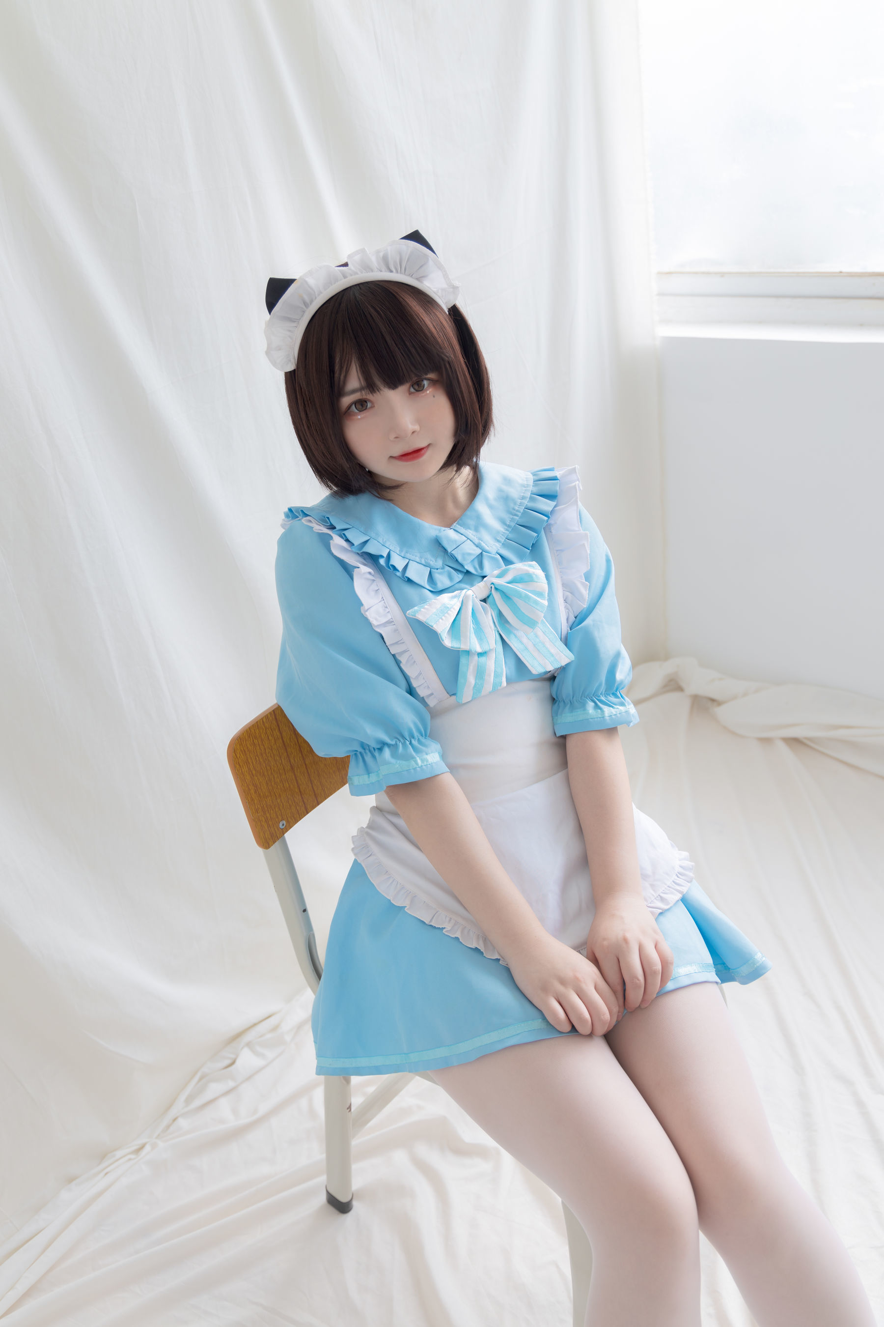  二次元美女古川kagura - 蓝色小猫女仆 第18张