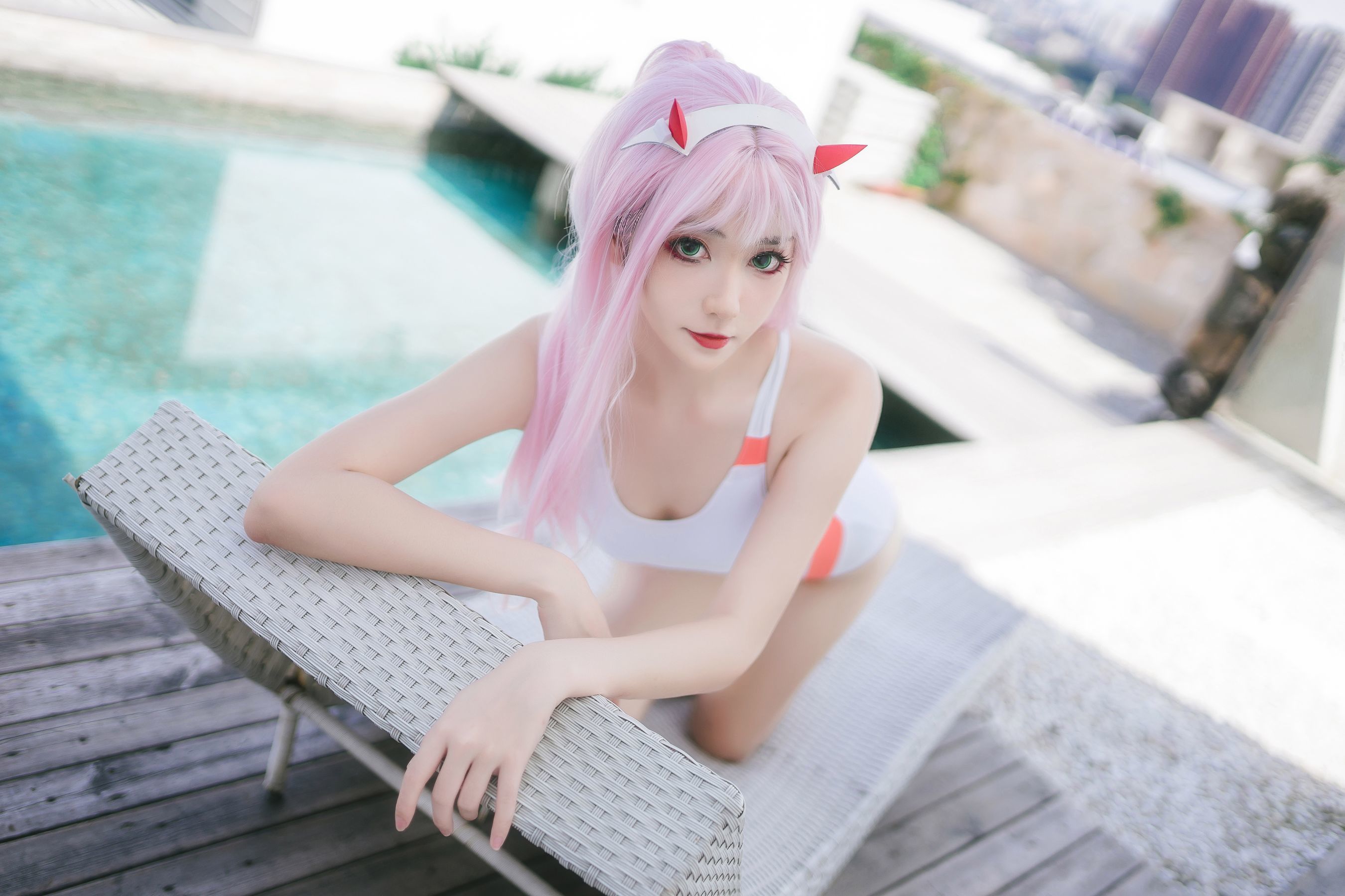  动漫博主南桃Momoko - 连体泳衣 第17张