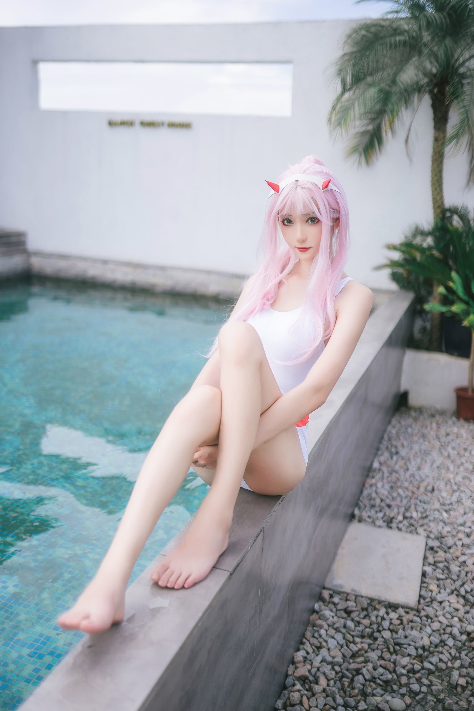  动漫博主南桃Momoko - 连体泳衣 第4张