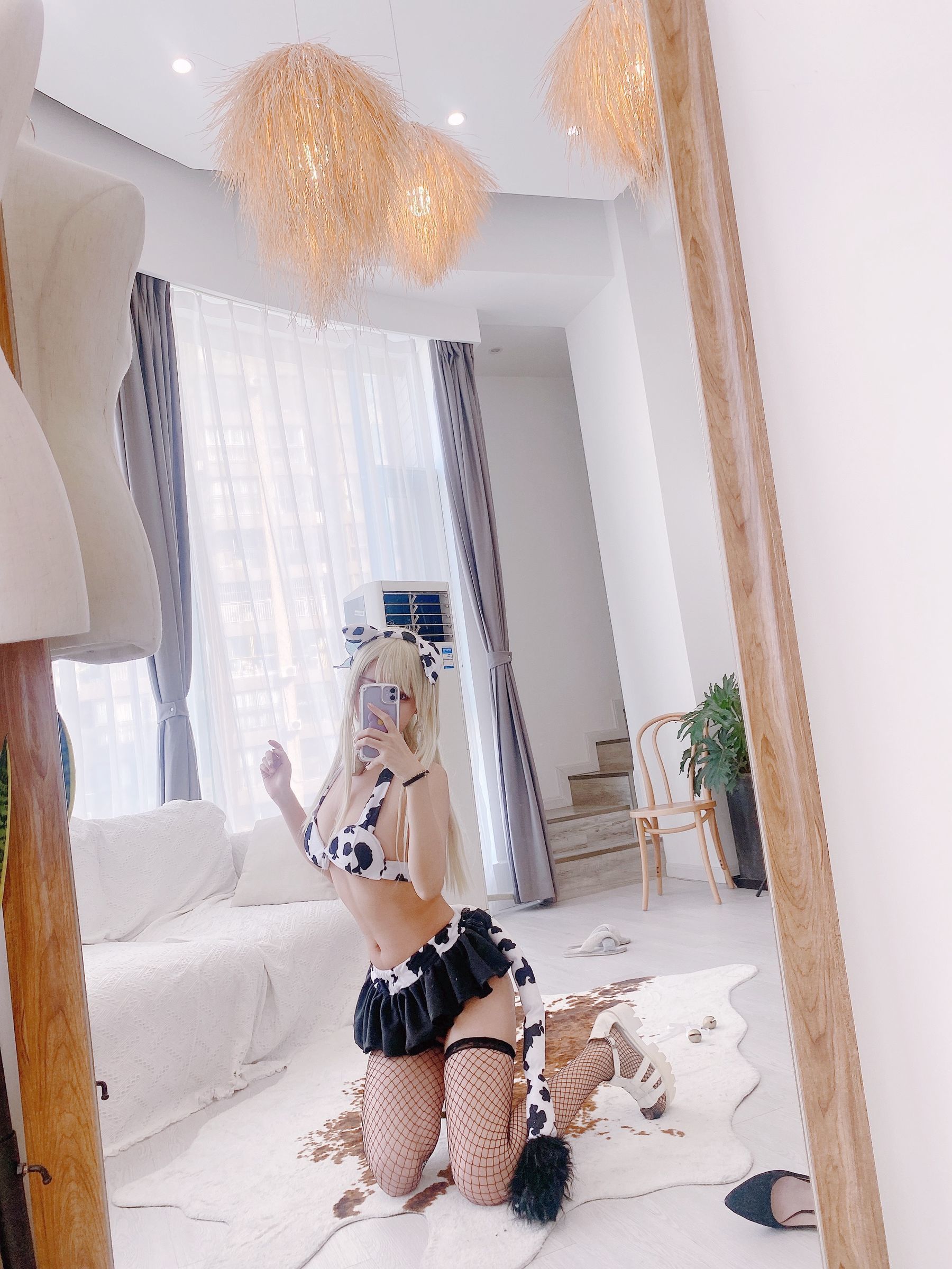  人气Coser黑川 - 星奈 奶牛 第42张