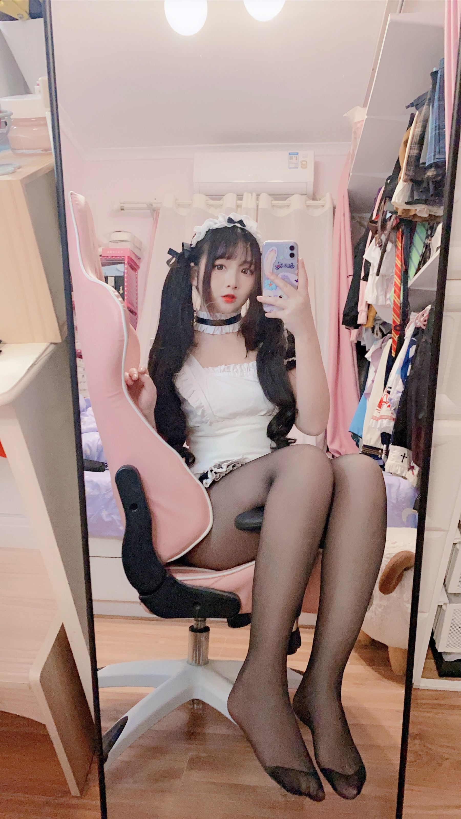  二次元美女古川kagura - 黑丝女仆 第48张