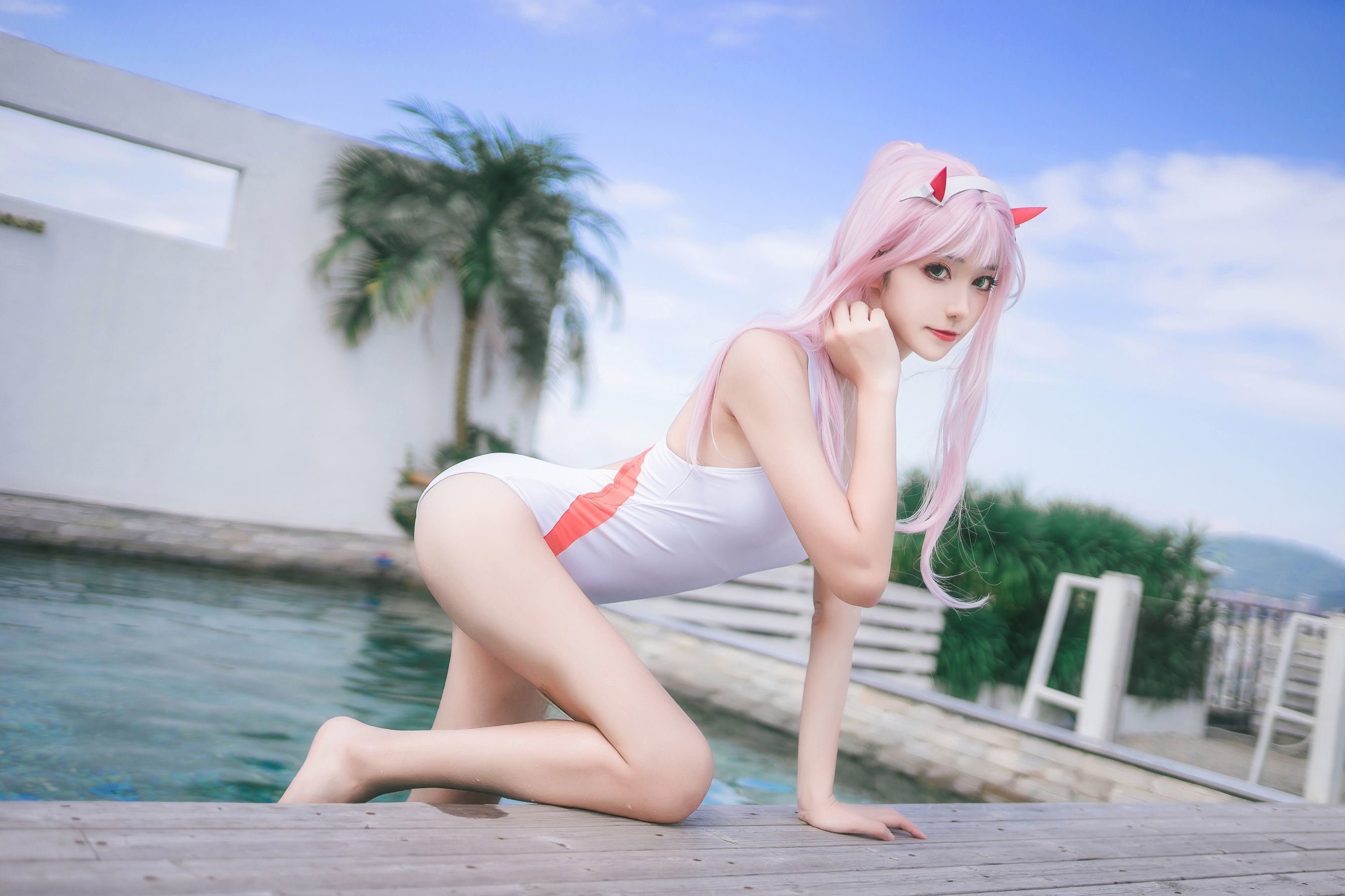  动漫博主南桃Momoko - 连体泳衣 第26张