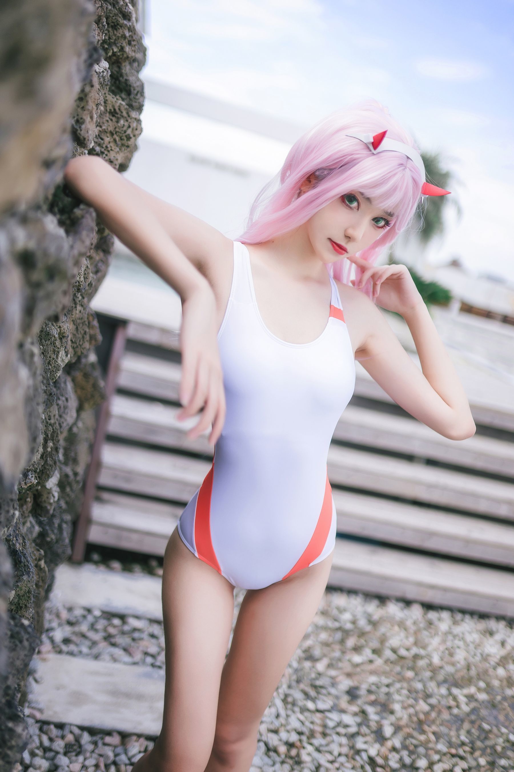  动漫博主南桃Momoko - 连体泳衣 第11张