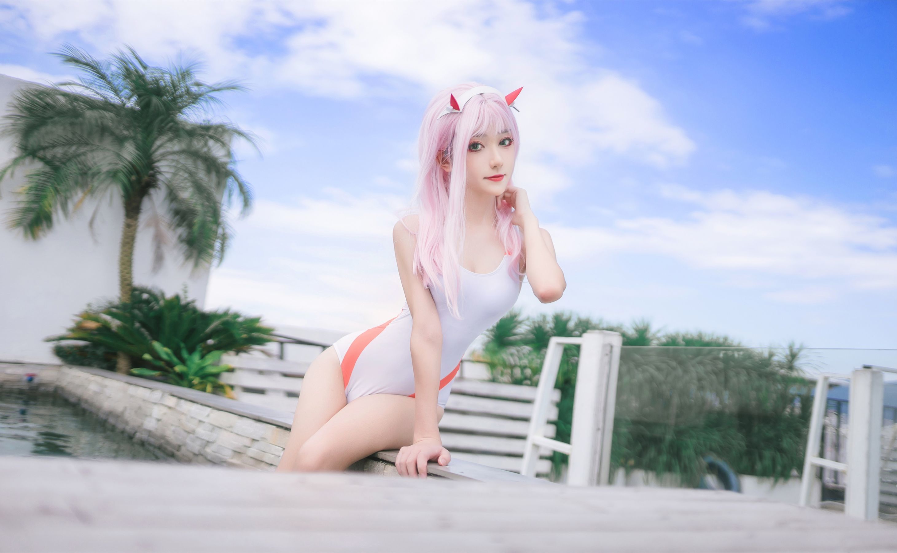  动漫博主南桃Momoko - 连体泳衣 第3张