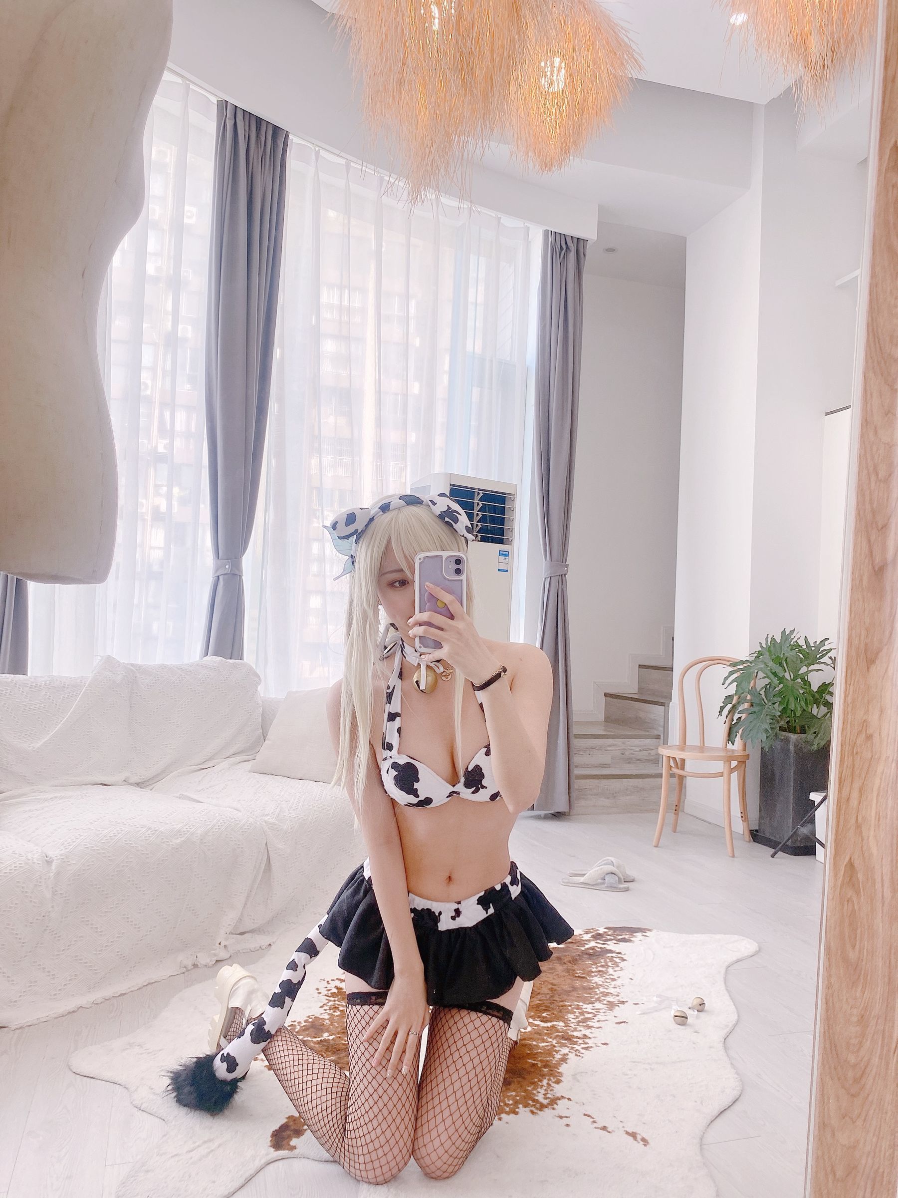  人气Coser黑川 - 星奈 奶牛 第41张