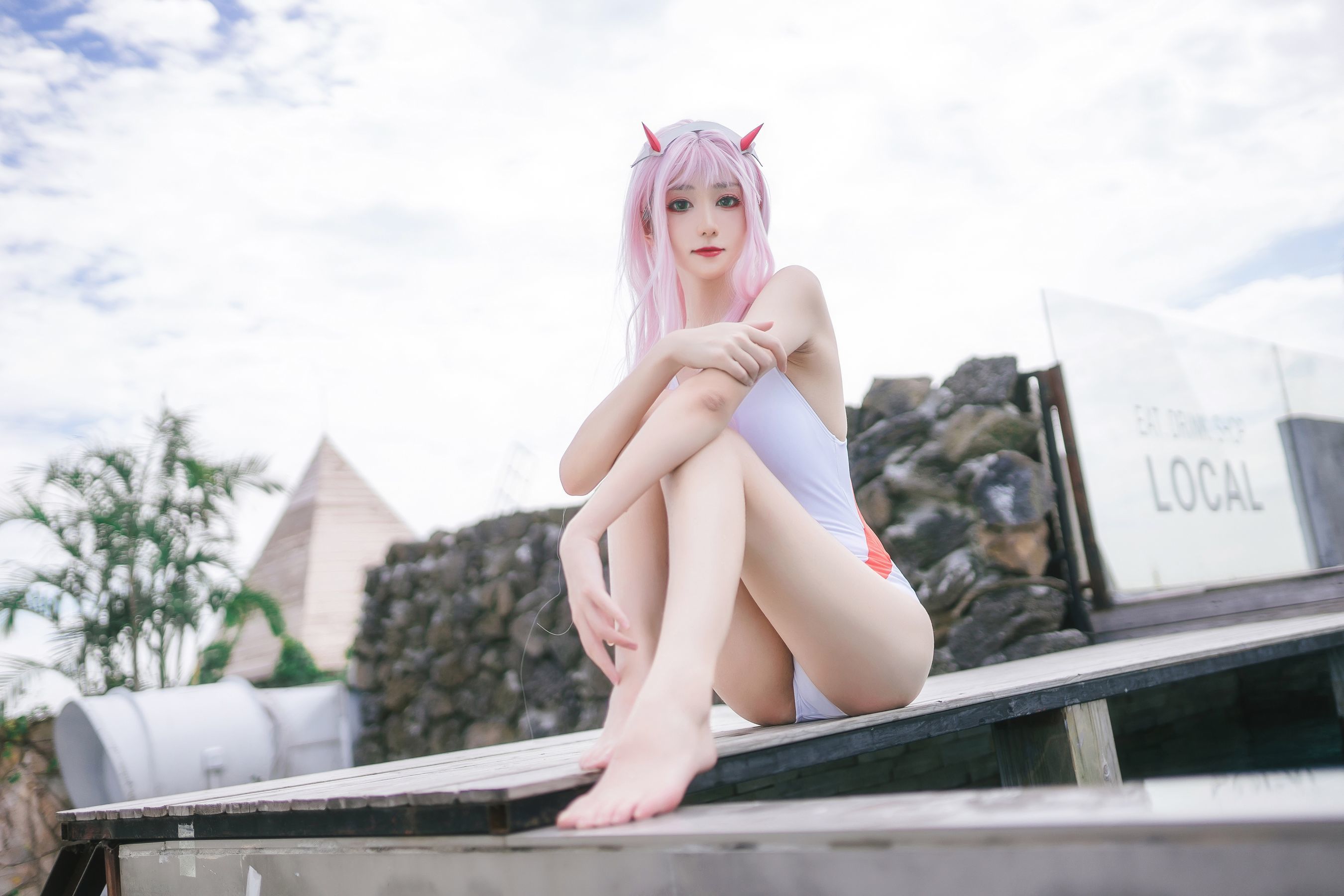  动漫博主南桃Momoko - 连体泳衣 第9张