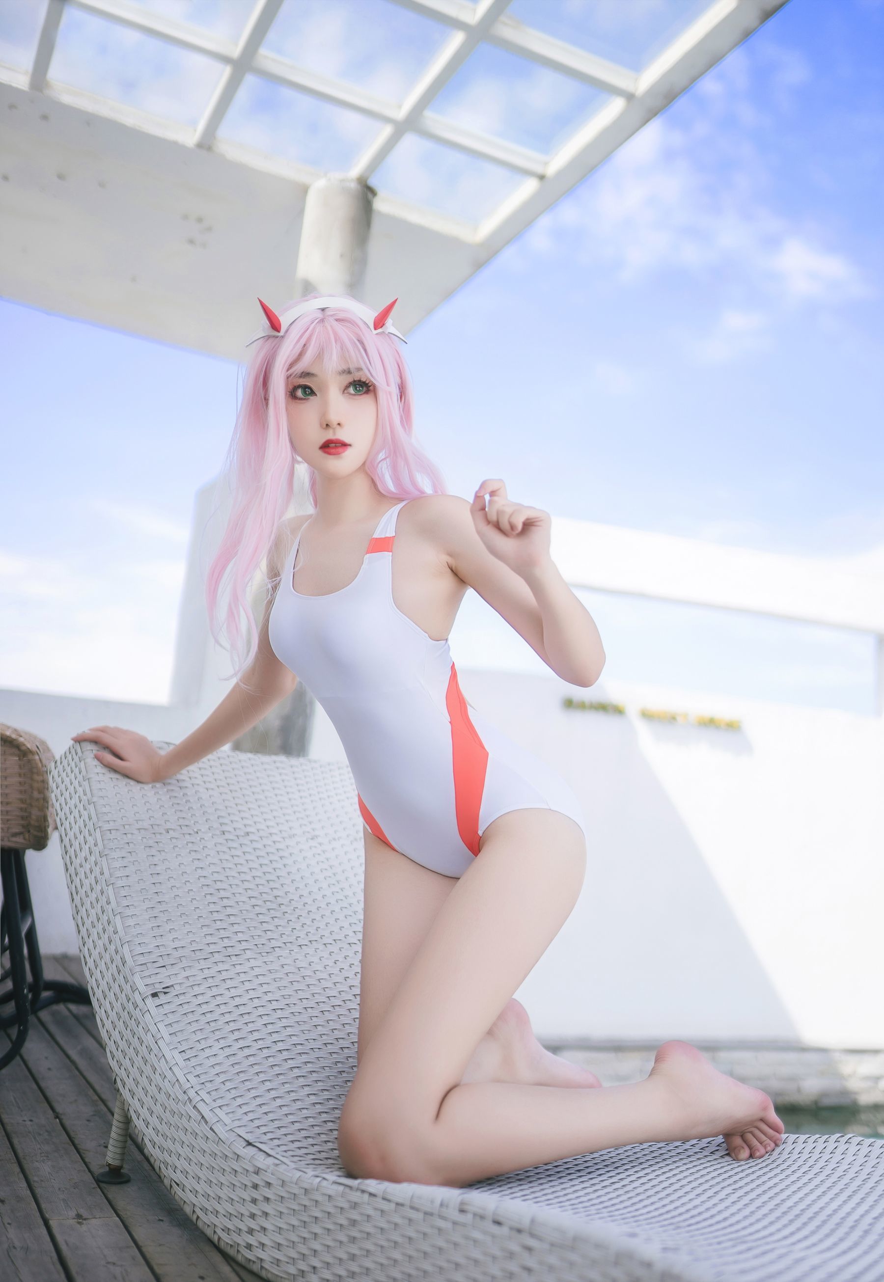  动漫博主南桃Momoko - 连体泳衣 第22张