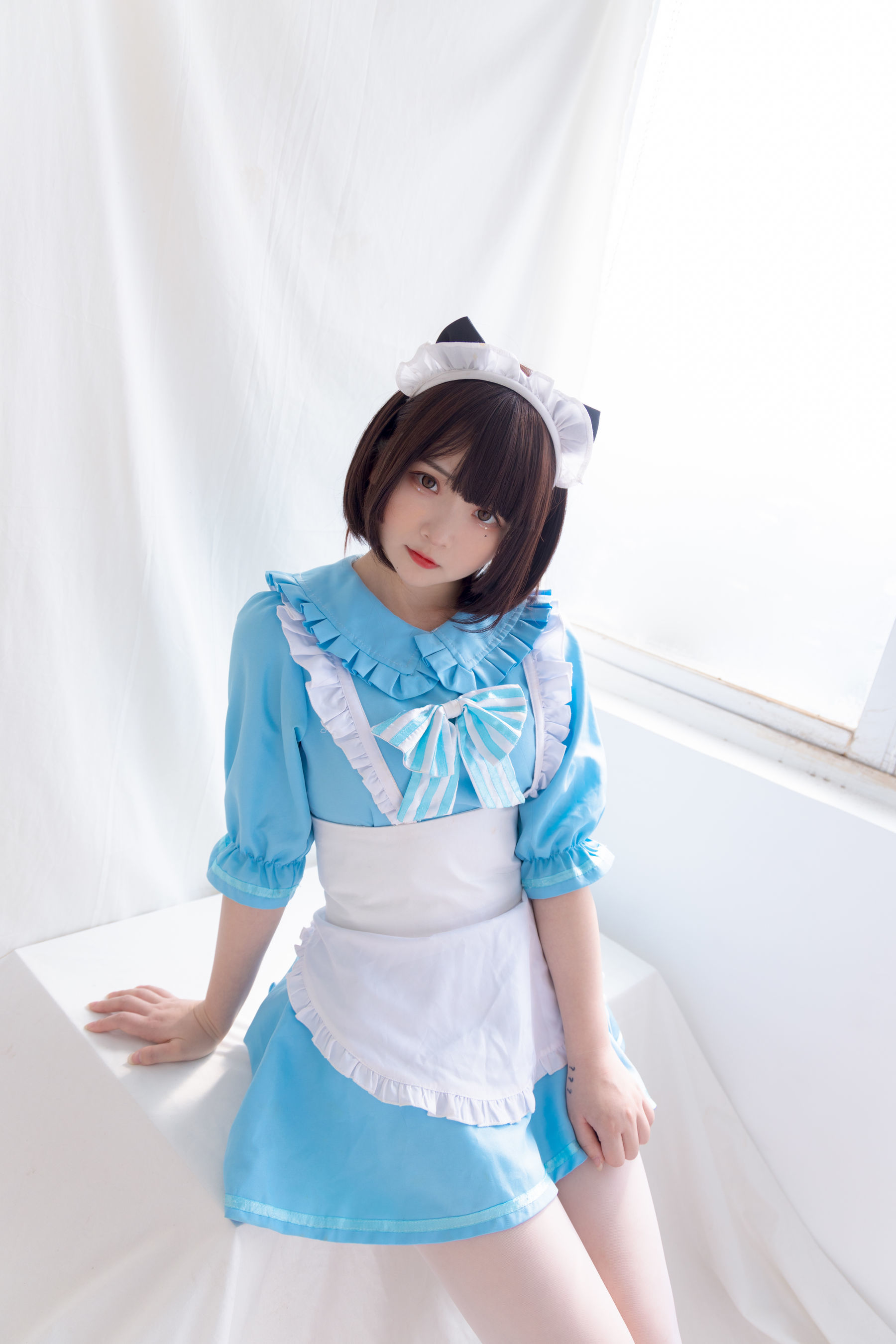  二次元美女古川kagura - 蓝色小猫女仆 第30张