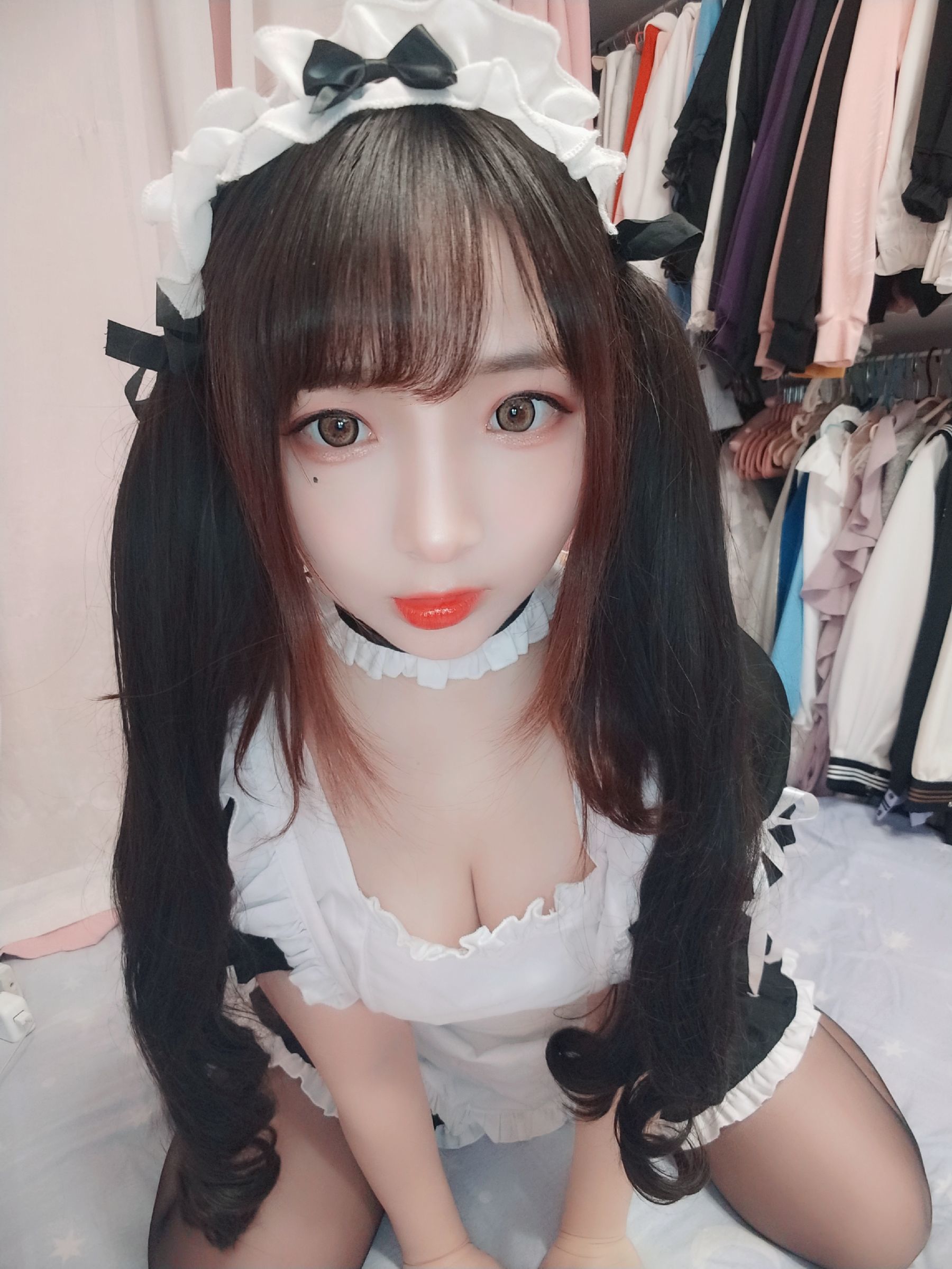  二次元美女古川kagura - 黑丝女仆 第1张