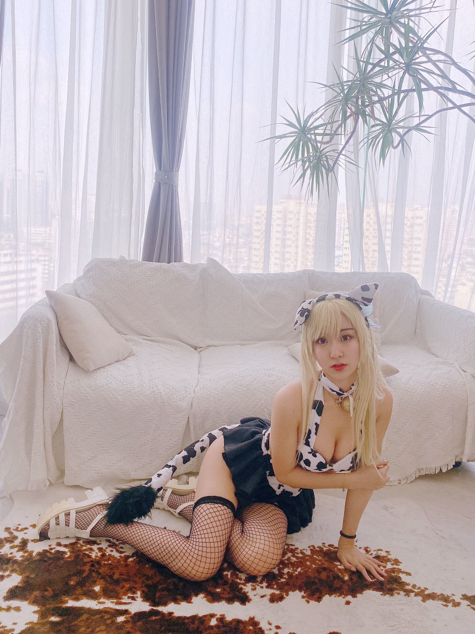  人气Coser黑川 - 星奈 奶牛 第54张