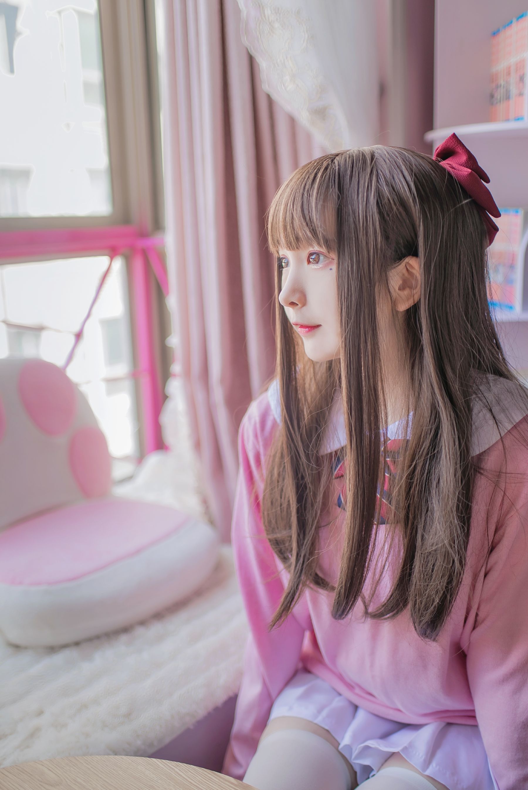  二次元美女古川kagura - 粉色JK 第19张