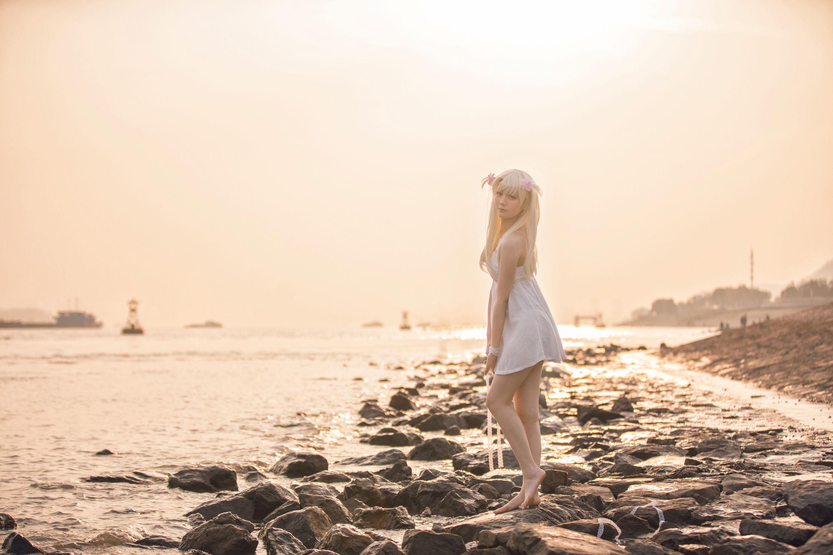  动漫博主弦音sic - 伊莉雅 白裙 第12张