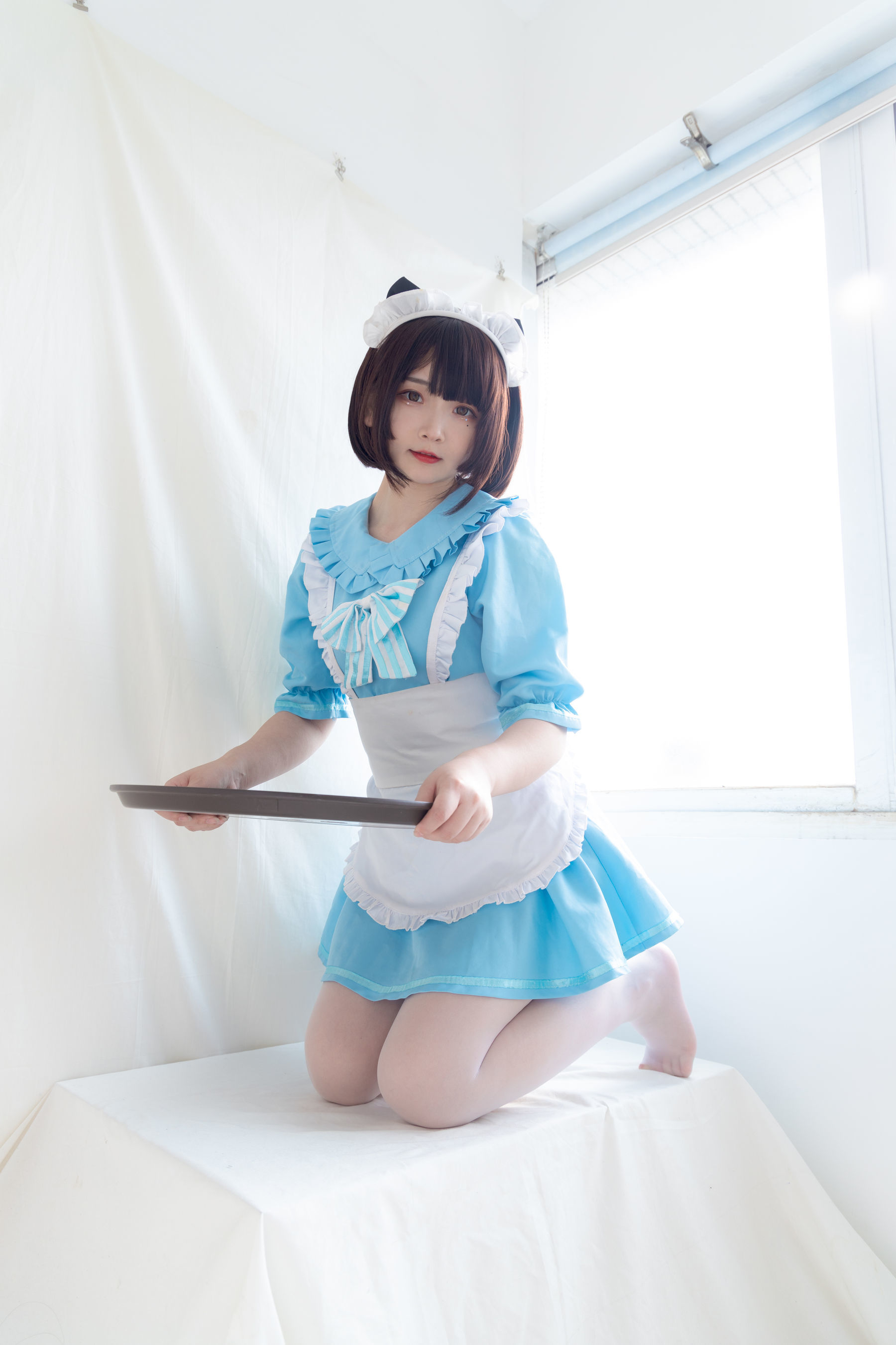  二次元美女古川kagura - 蓝色小猫女仆 第42张