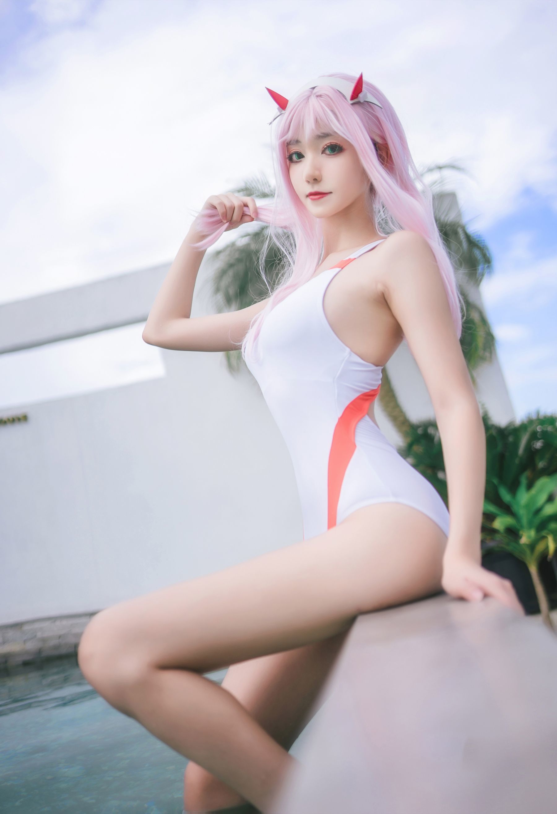  动漫博主南桃Momoko - 连体泳衣 第28张