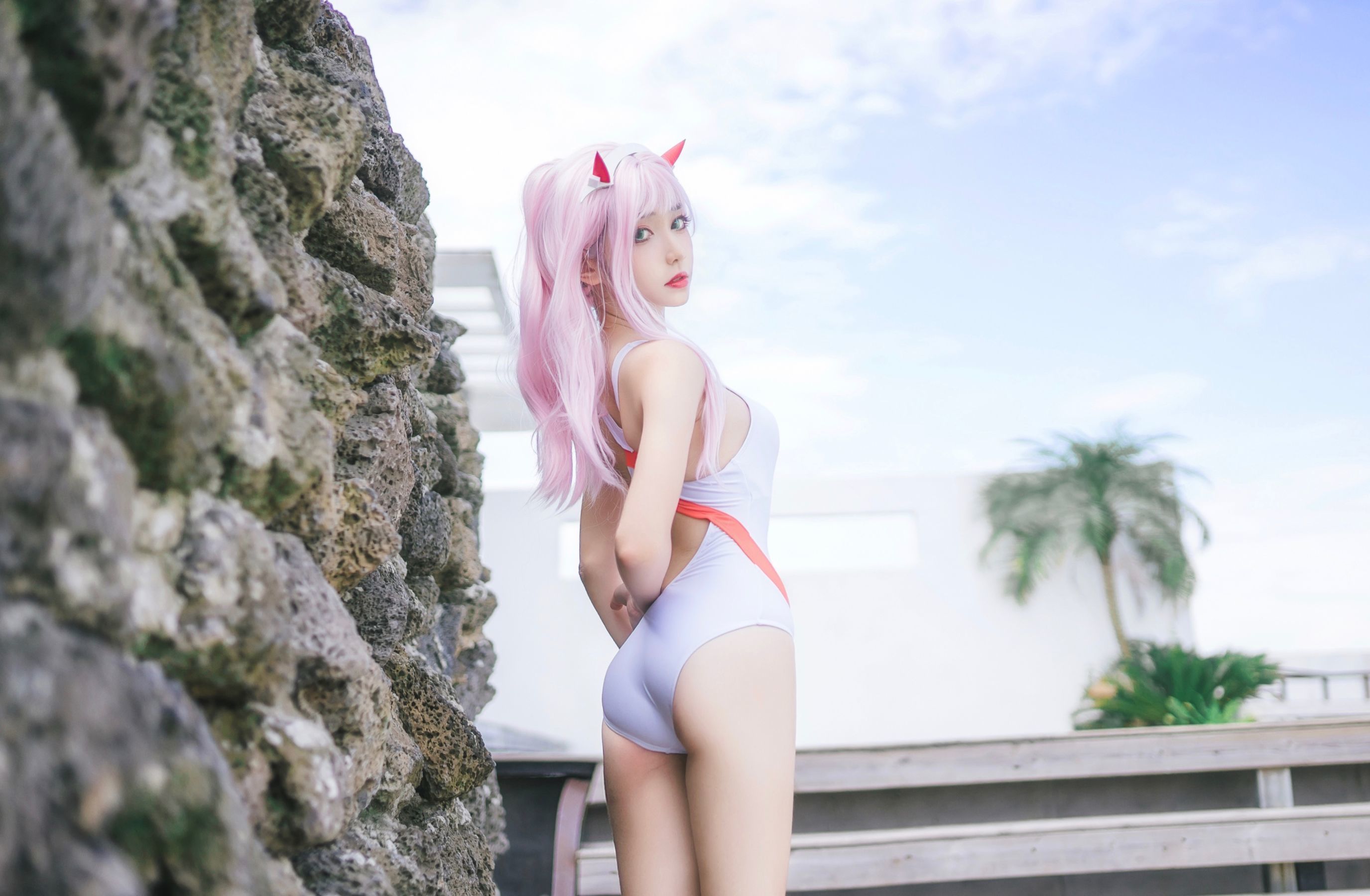  动漫博主南桃Momoko - 连体泳衣 第24张