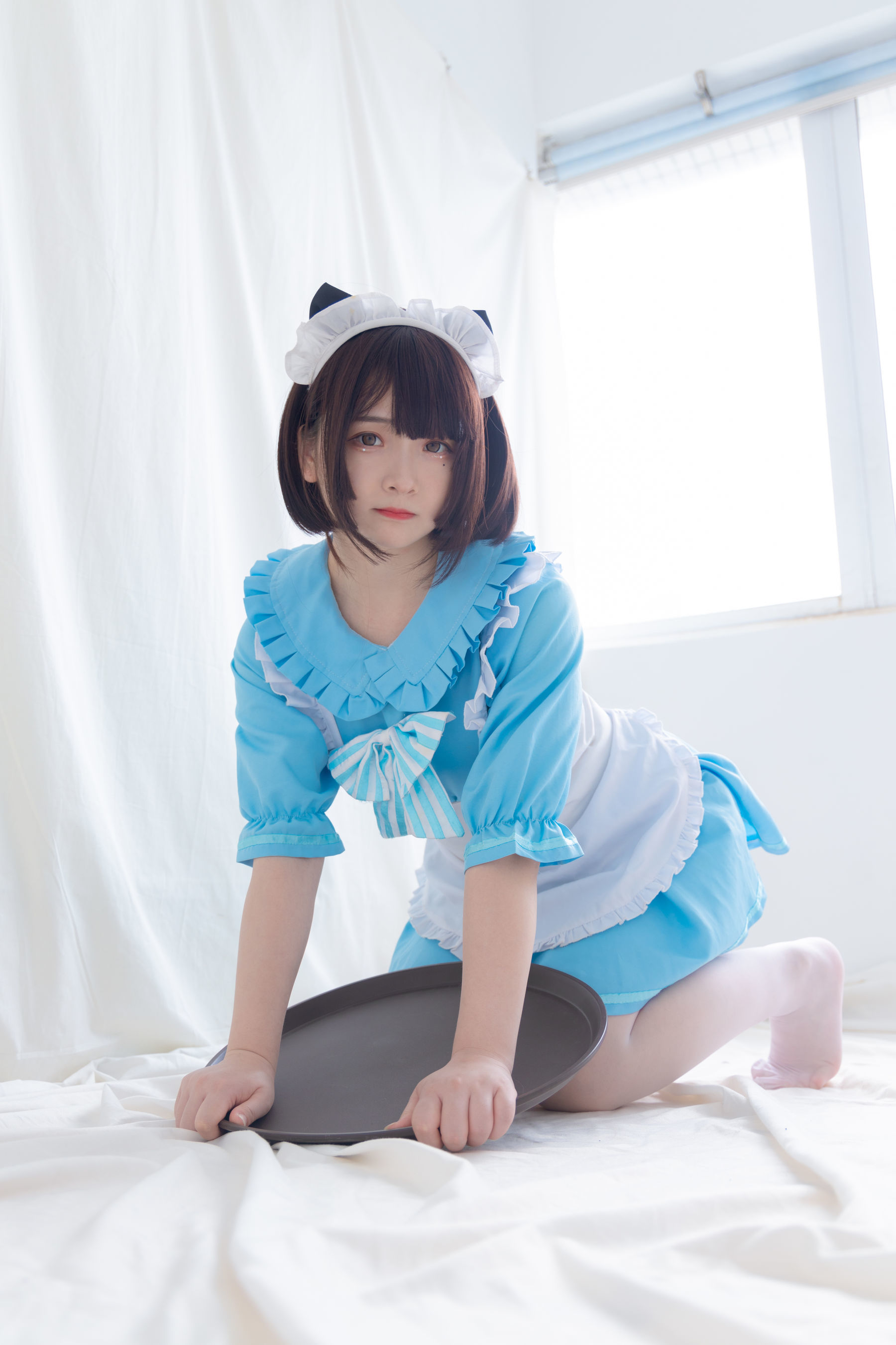  二次元美女古川kagura - 蓝色小猫女仆 第28张