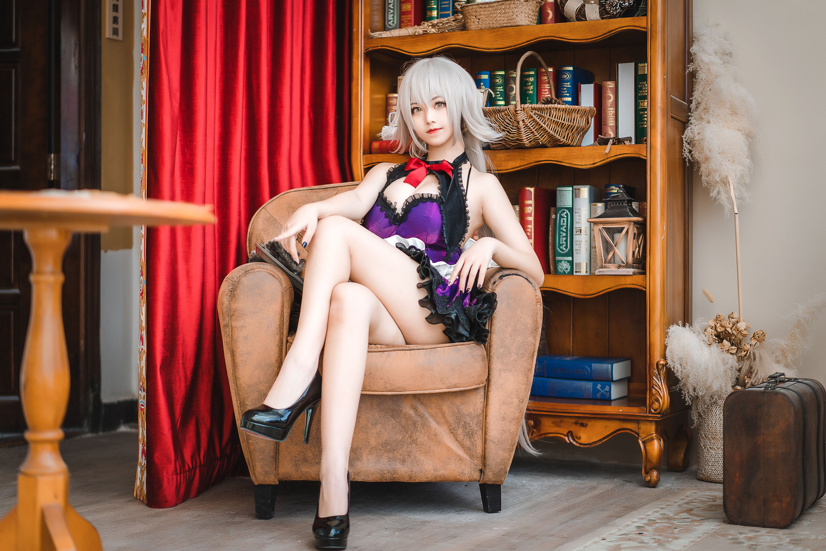  萌系小姐姐蜜汁猫裘 - 贞德女仆 第14张