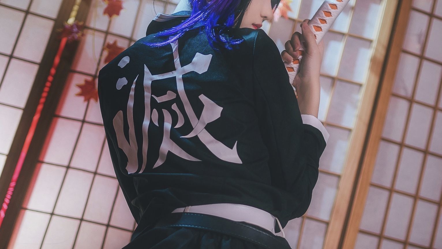  动漫博主南桃Momoko - 蝴蝶忍队服 第9张