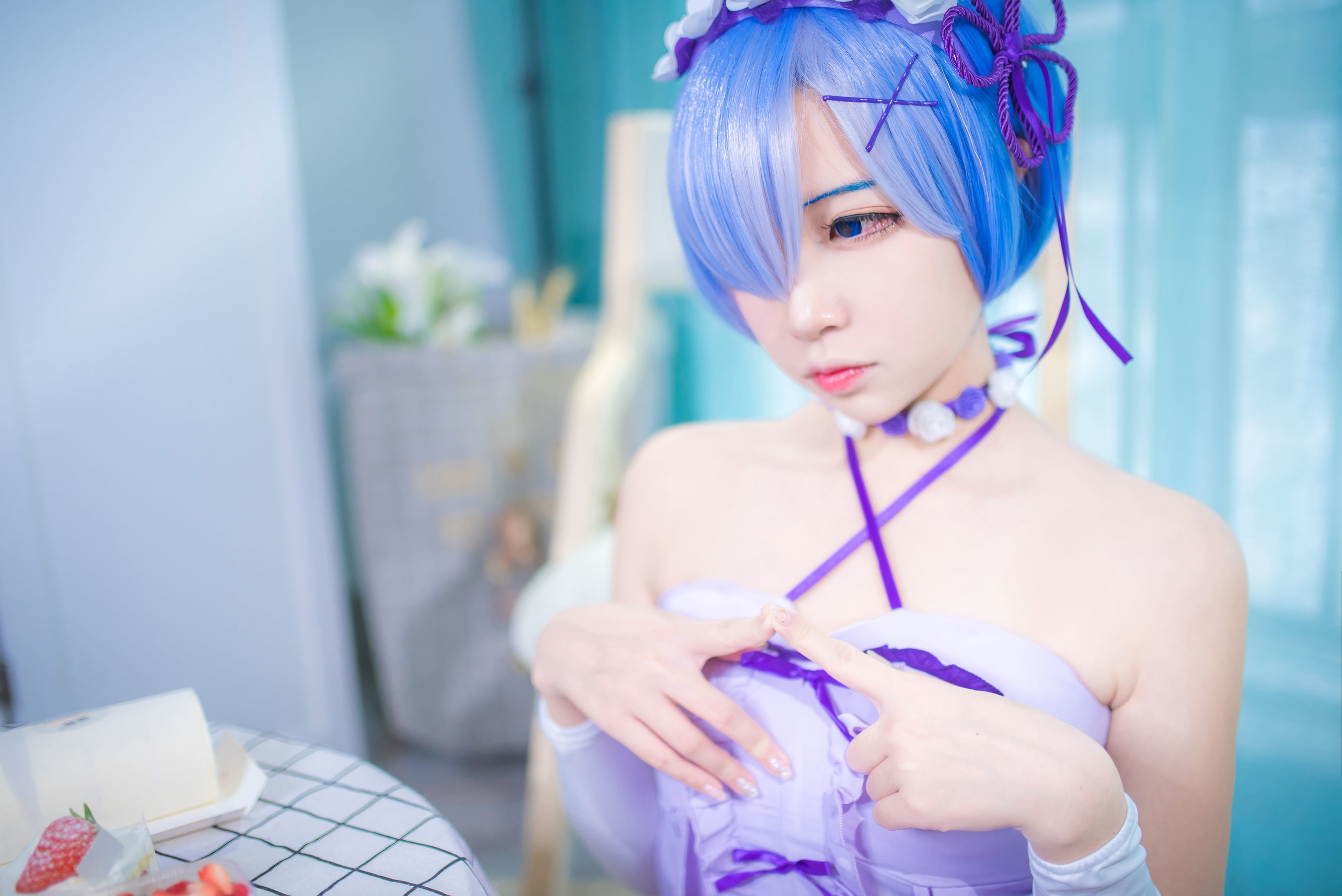  人气Coser二佐Nisa - 蕾姆生日 第12张