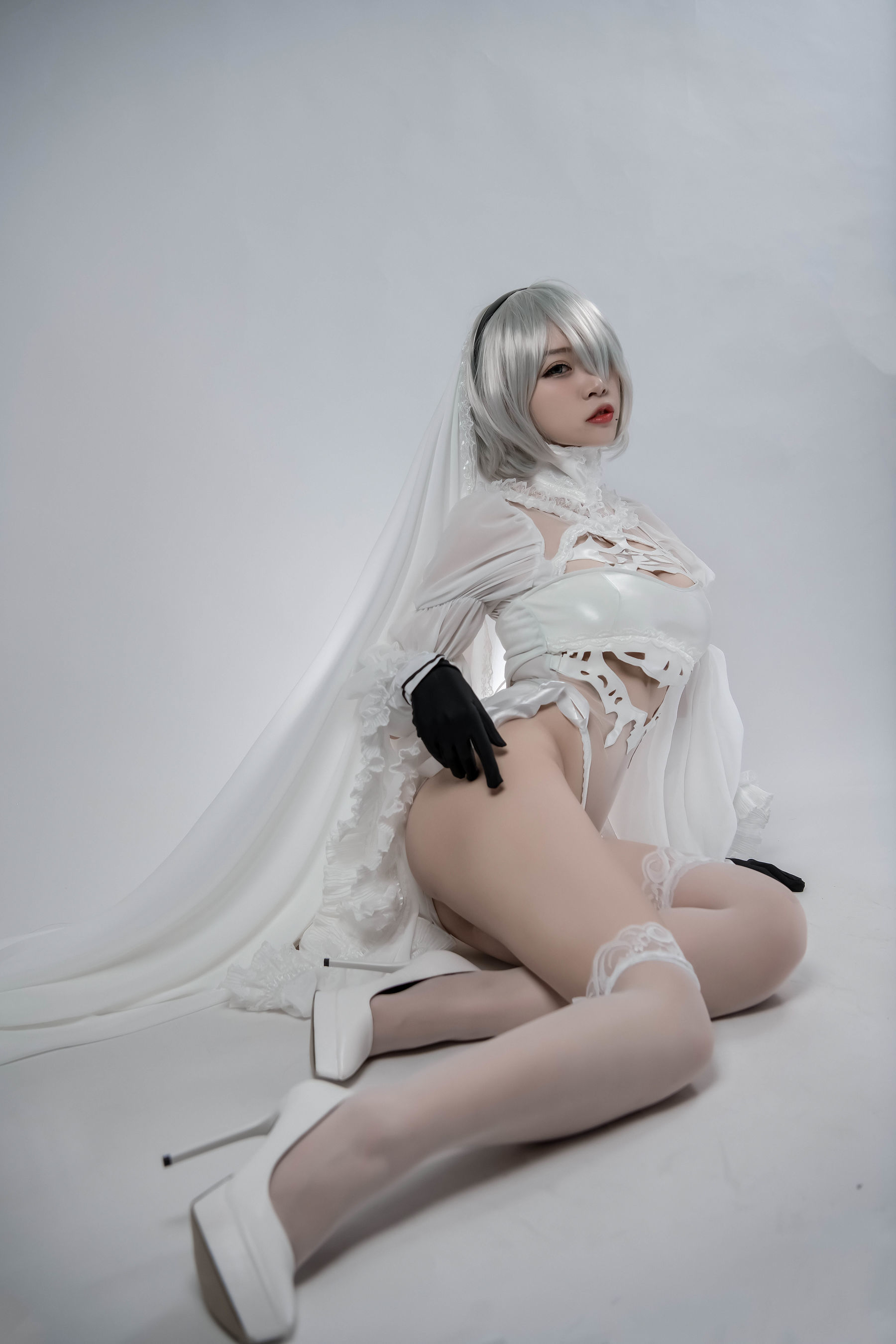  人气Coser二佐Nisa - 2B同人花嫁 第25张