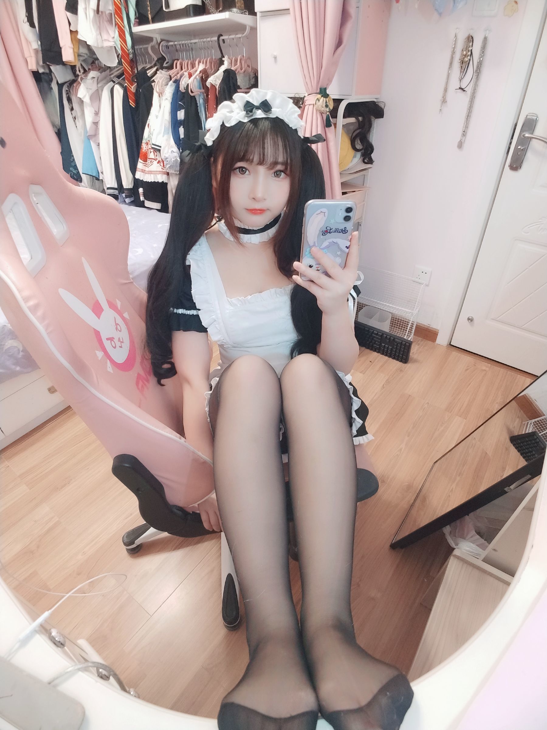  二次元美女古川kagura - 黑丝女仆 第24张