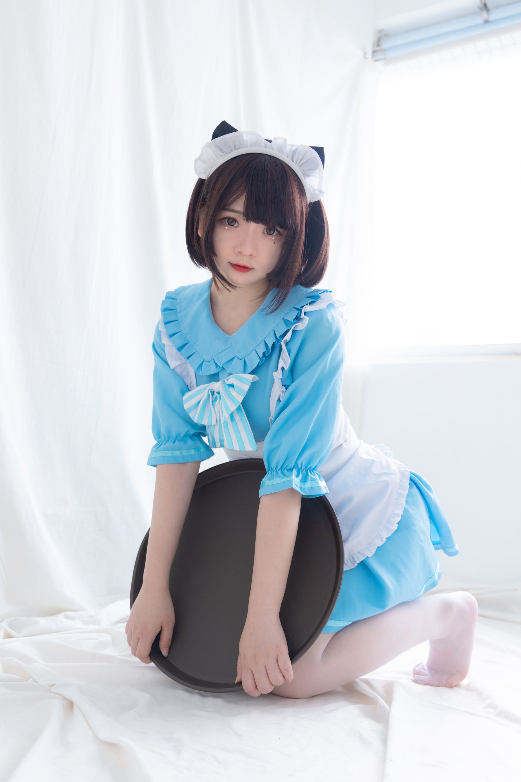  二次元美女古川kagura - 蓝色小猫女仆 第27张