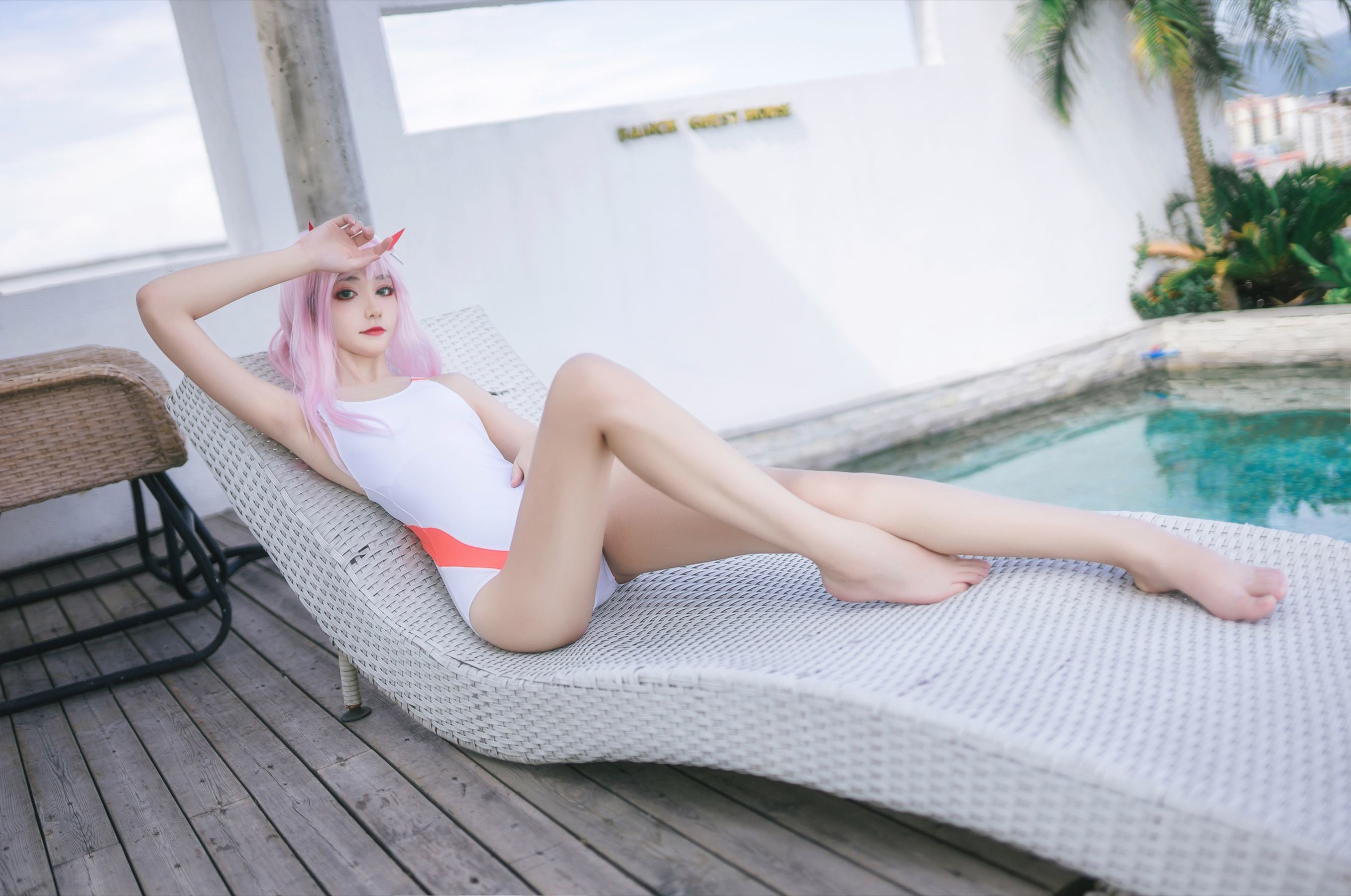  动漫博主南桃Momoko - 连体泳衣 第15张