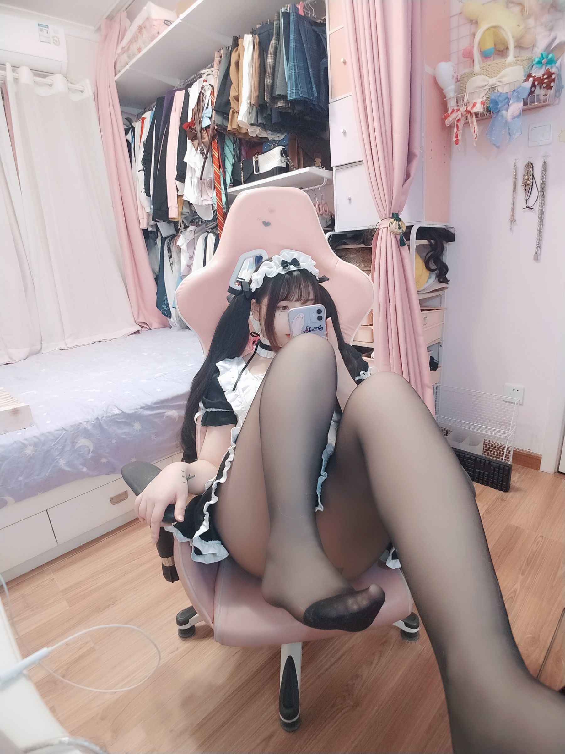  二次元美女古川kagura - 黑丝女仆 第32张