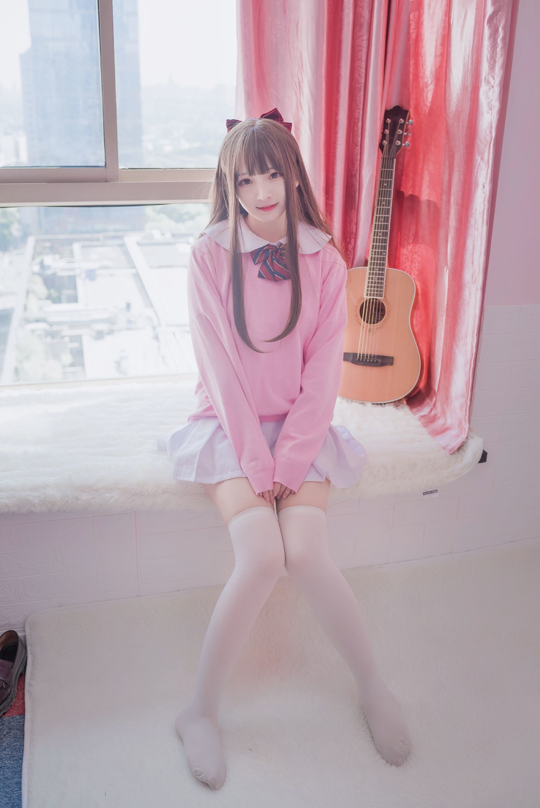  二次元美女古川kagura - 粉色JK 第12张