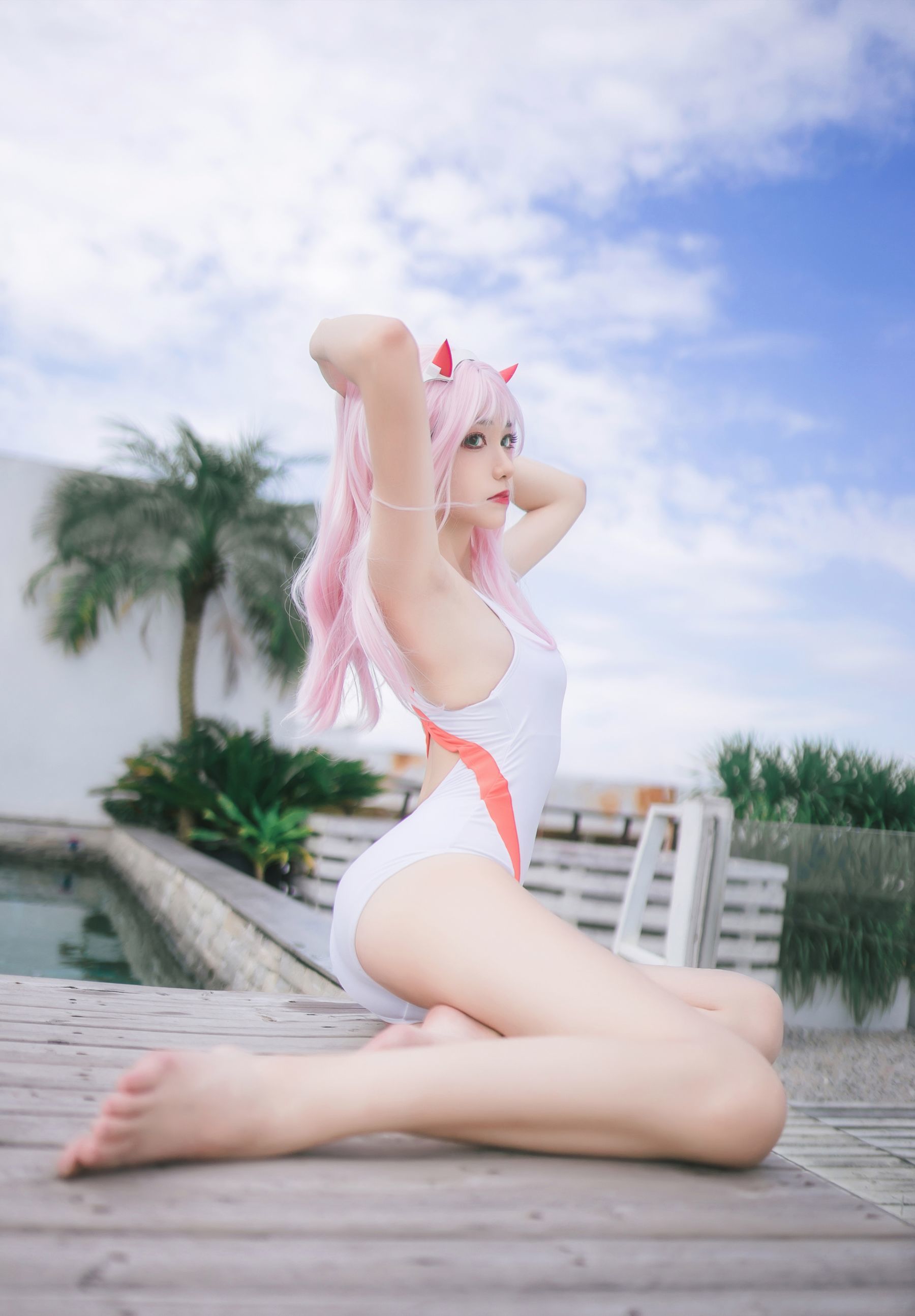  动漫博主南桃Momoko - 连体泳衣 第27张