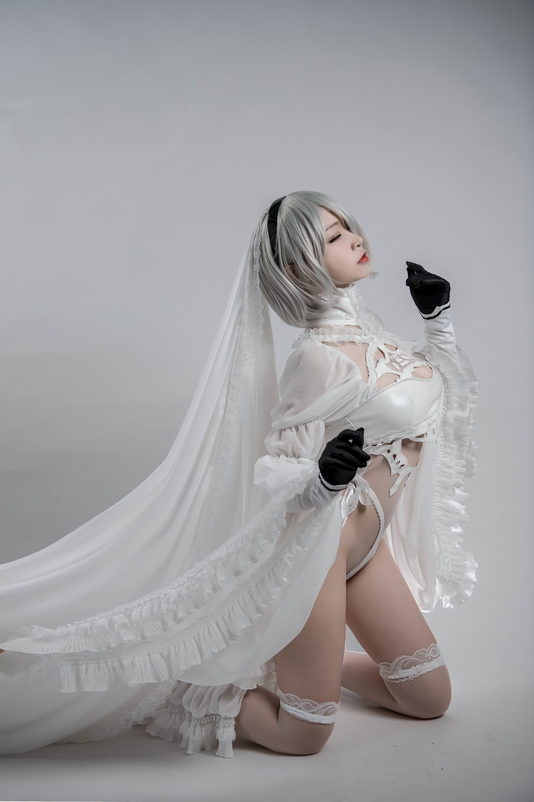  人气Coser二佐Nisa - 2B同人花嫁 第21张