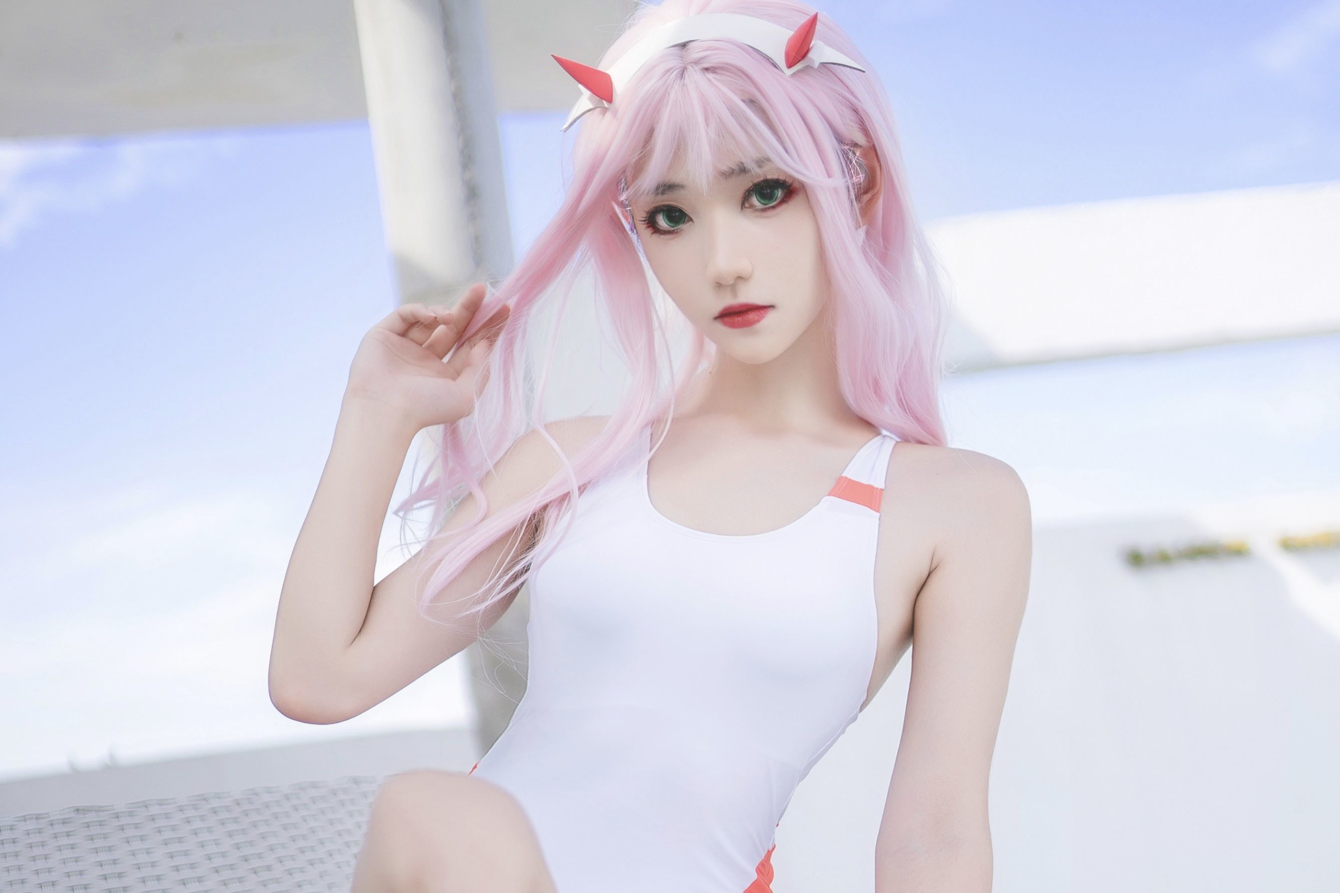  动漫博主南桃Momoko - 连体泳衣 第16张