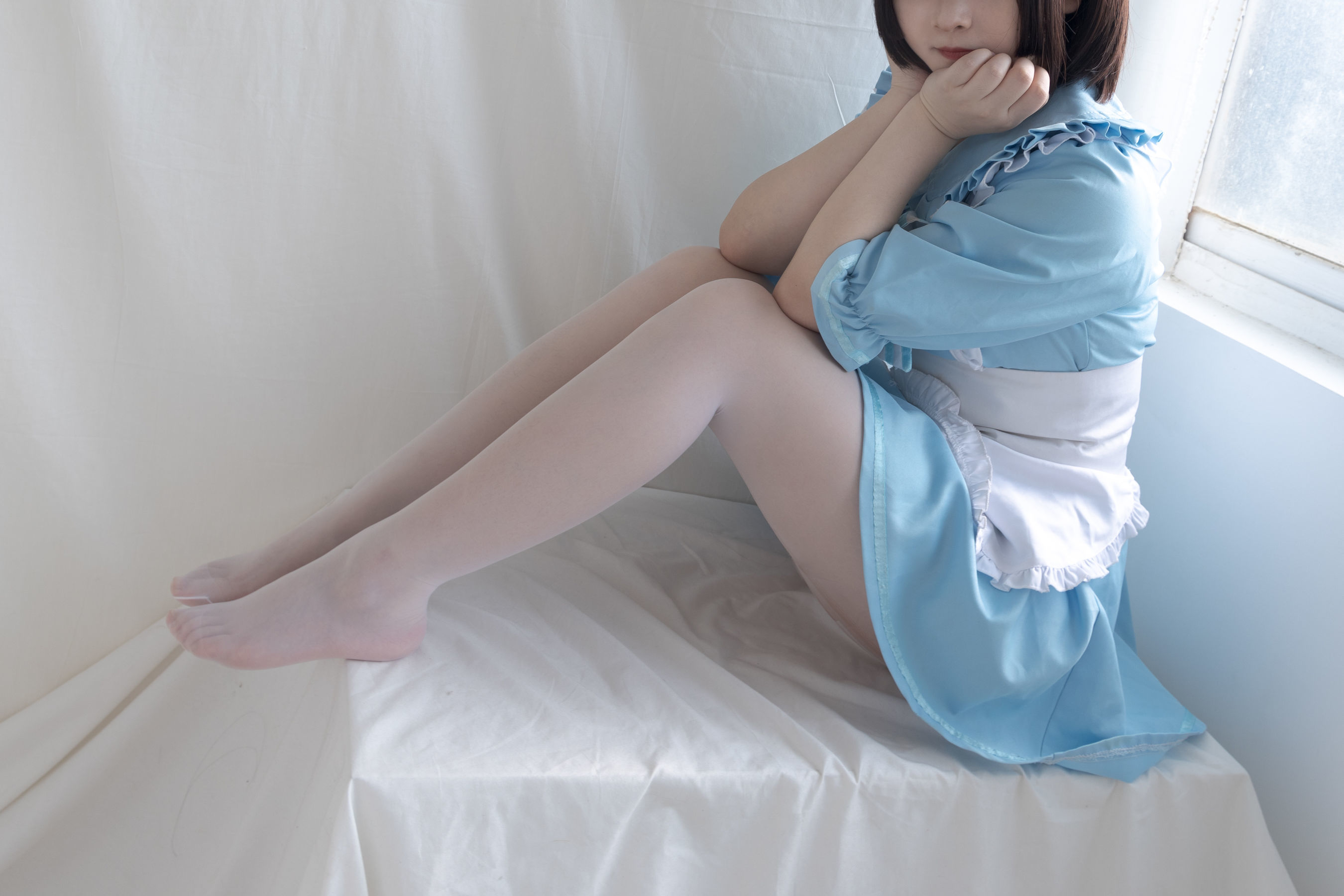  二次元美女古川kagura - 蓝色小猫女仆 第40张