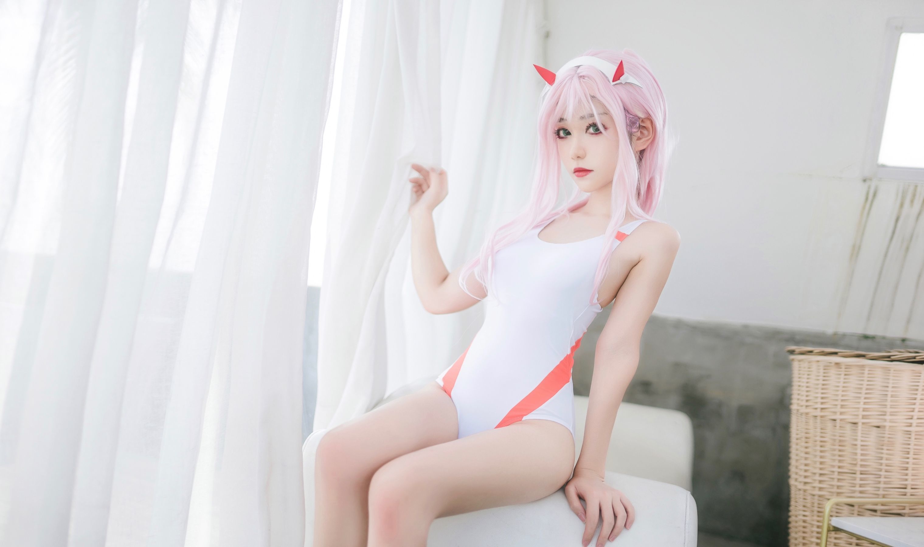  动漫博主南桃Momoko - 连体泳衣 第18张