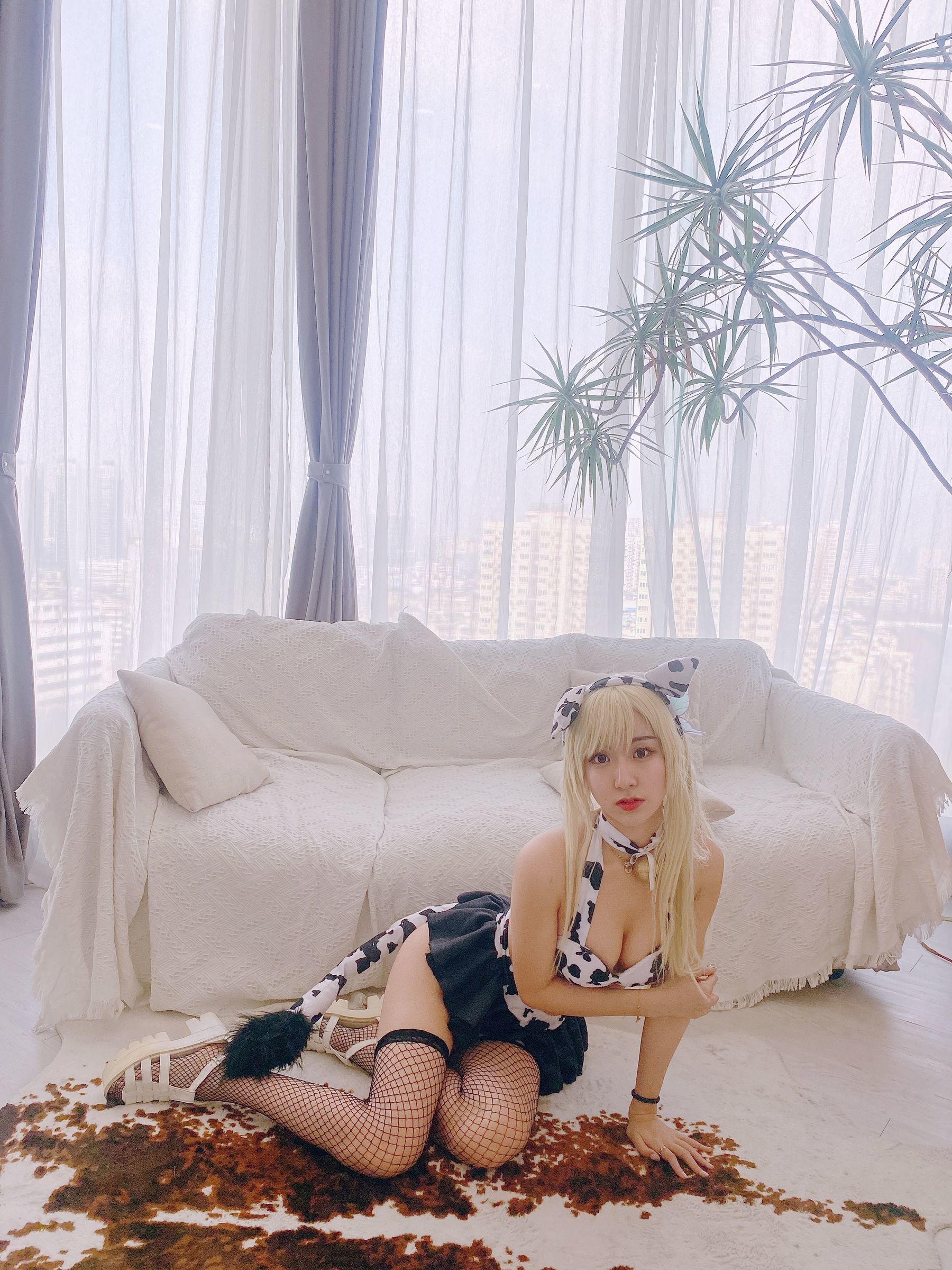  人气Coser黑川 - 星奈 奶牛 第46张