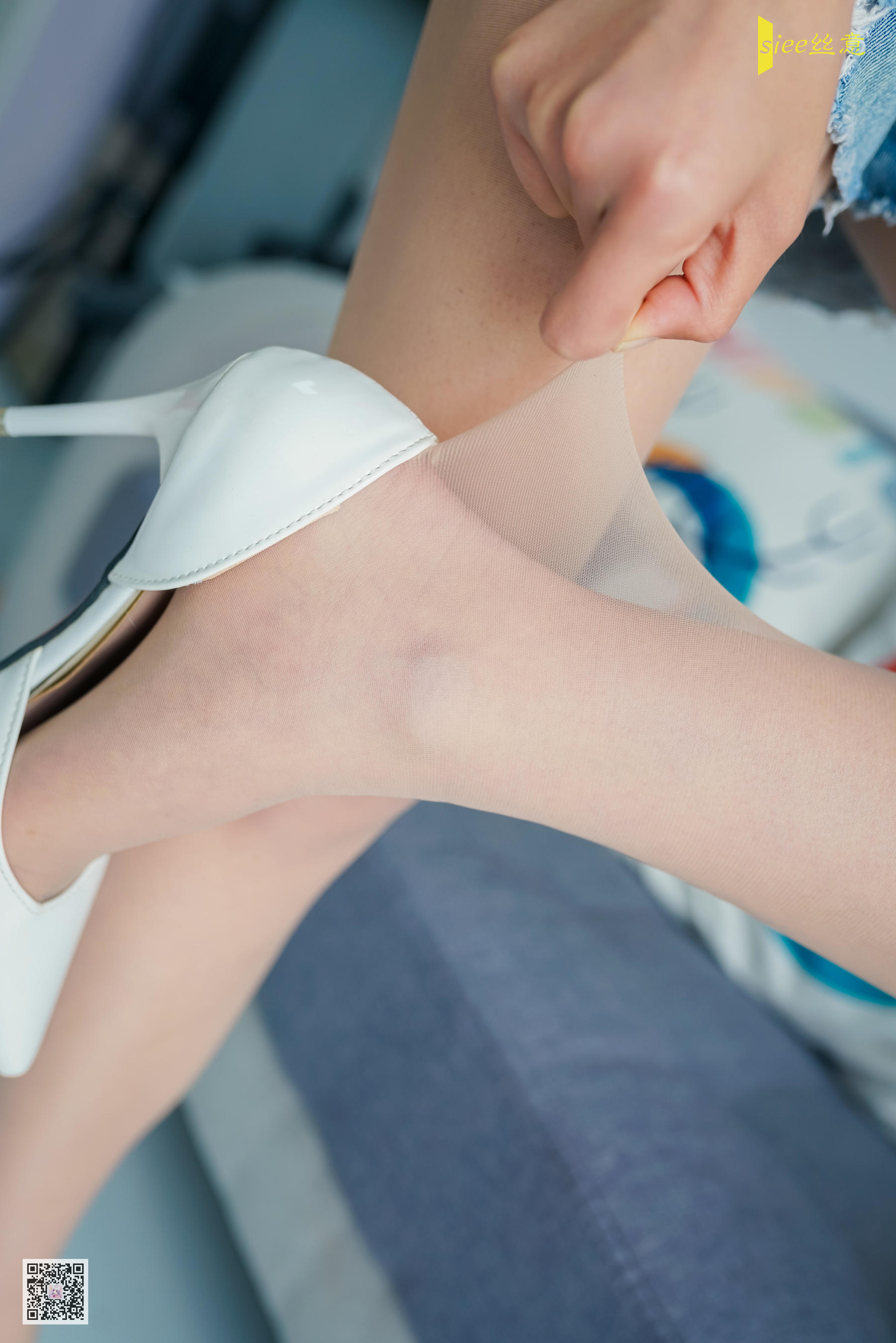 [丝意SIEE] No.454 维维 白色高跟鞋  第6张