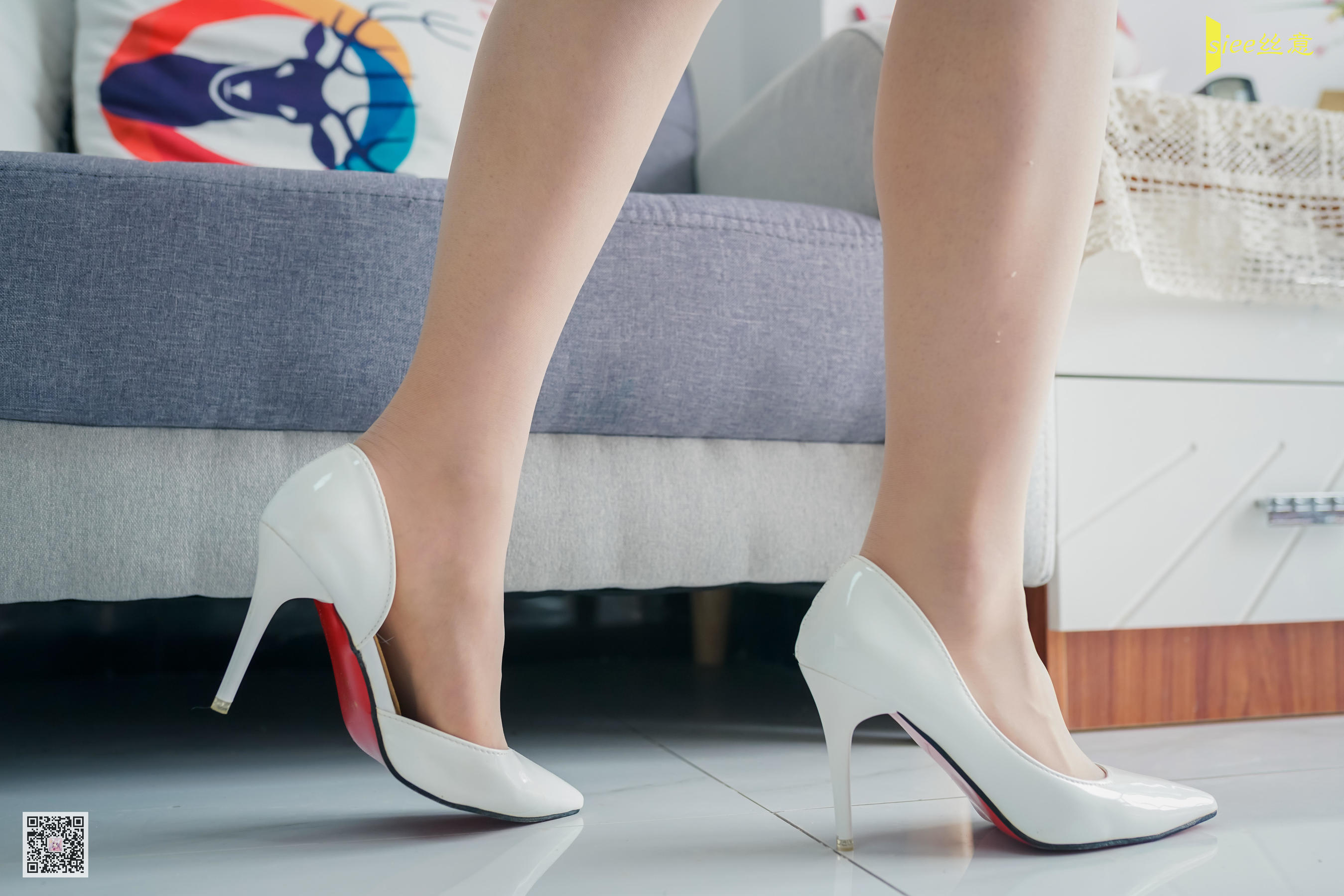[丝意SIEE] No.454 维维 白色高跟鞋  第8张