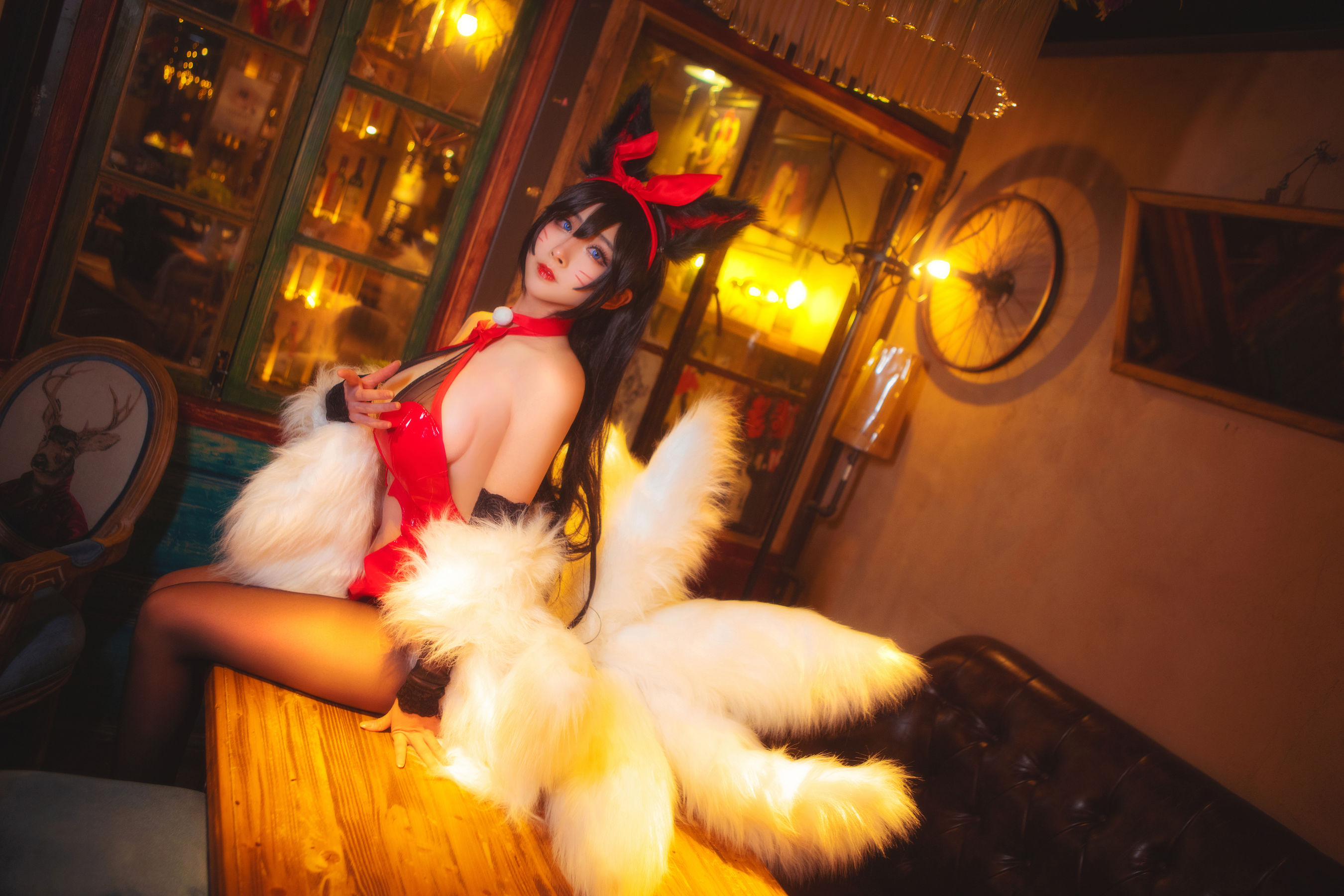 COS福利rioko凉凉子 兔女郎阿狸  第17张