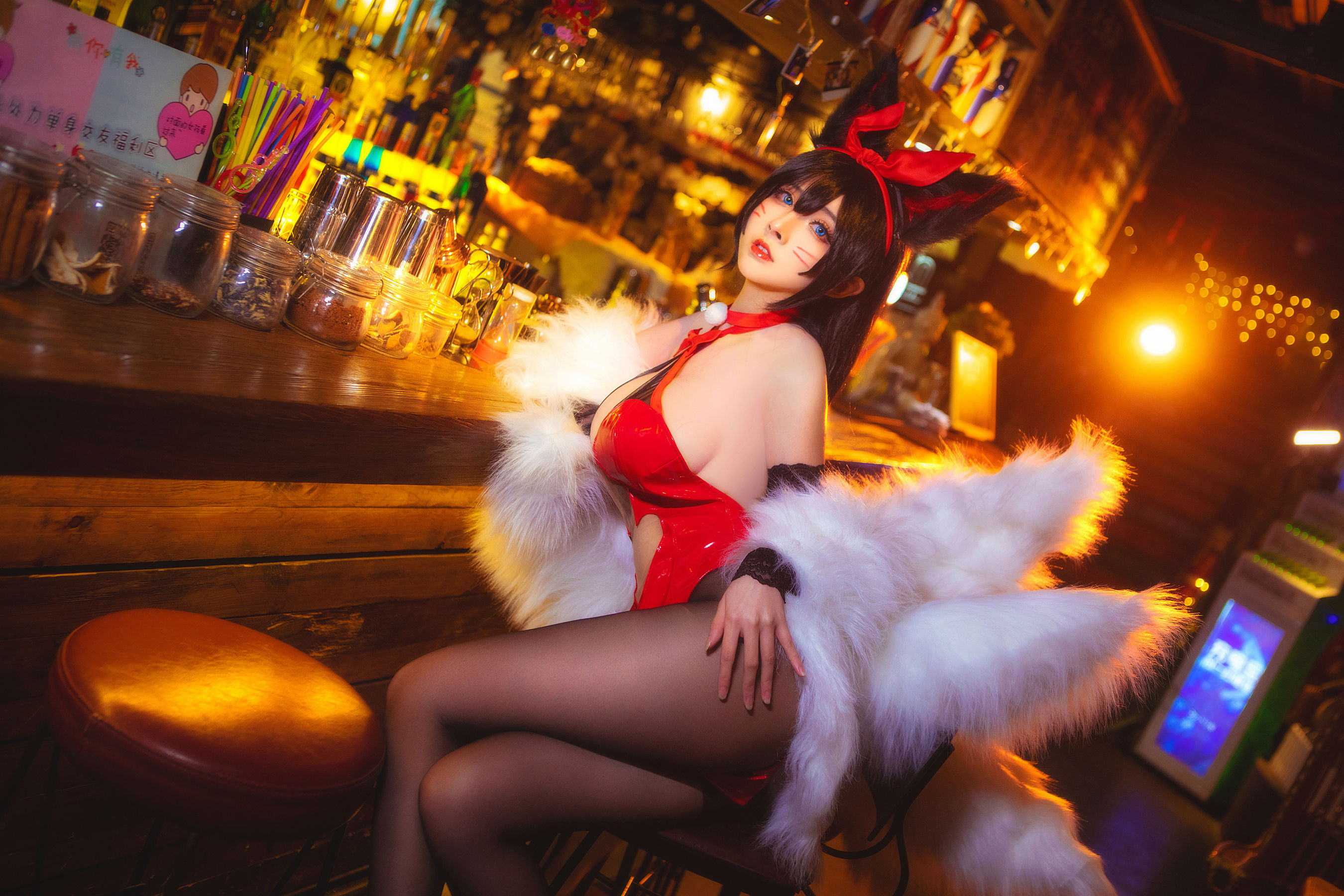 COS福利rioko凉凉子 兔女郎阿狸  第2张