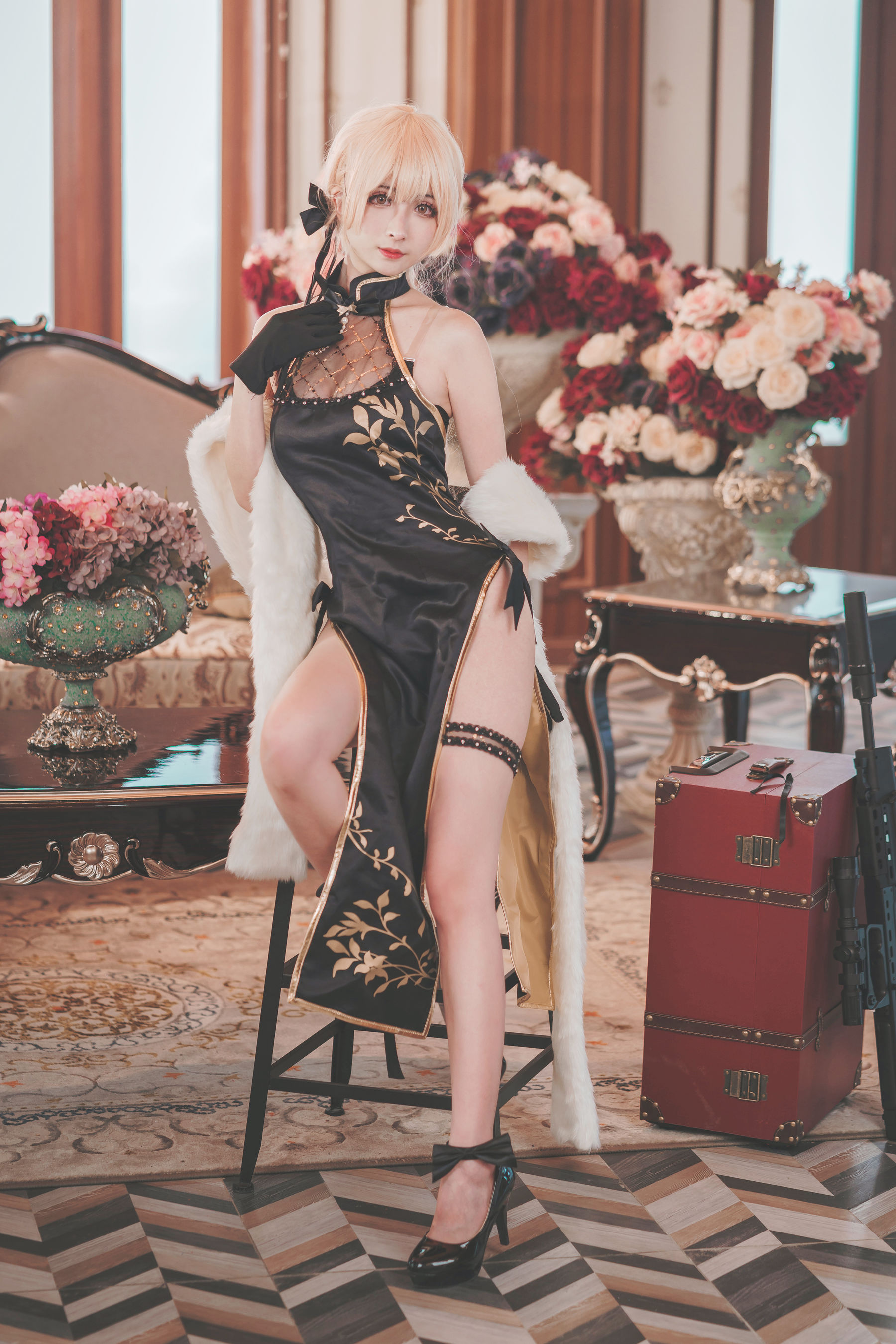 COS福利rioko凉凉子 少女前线OTs-14  第1张