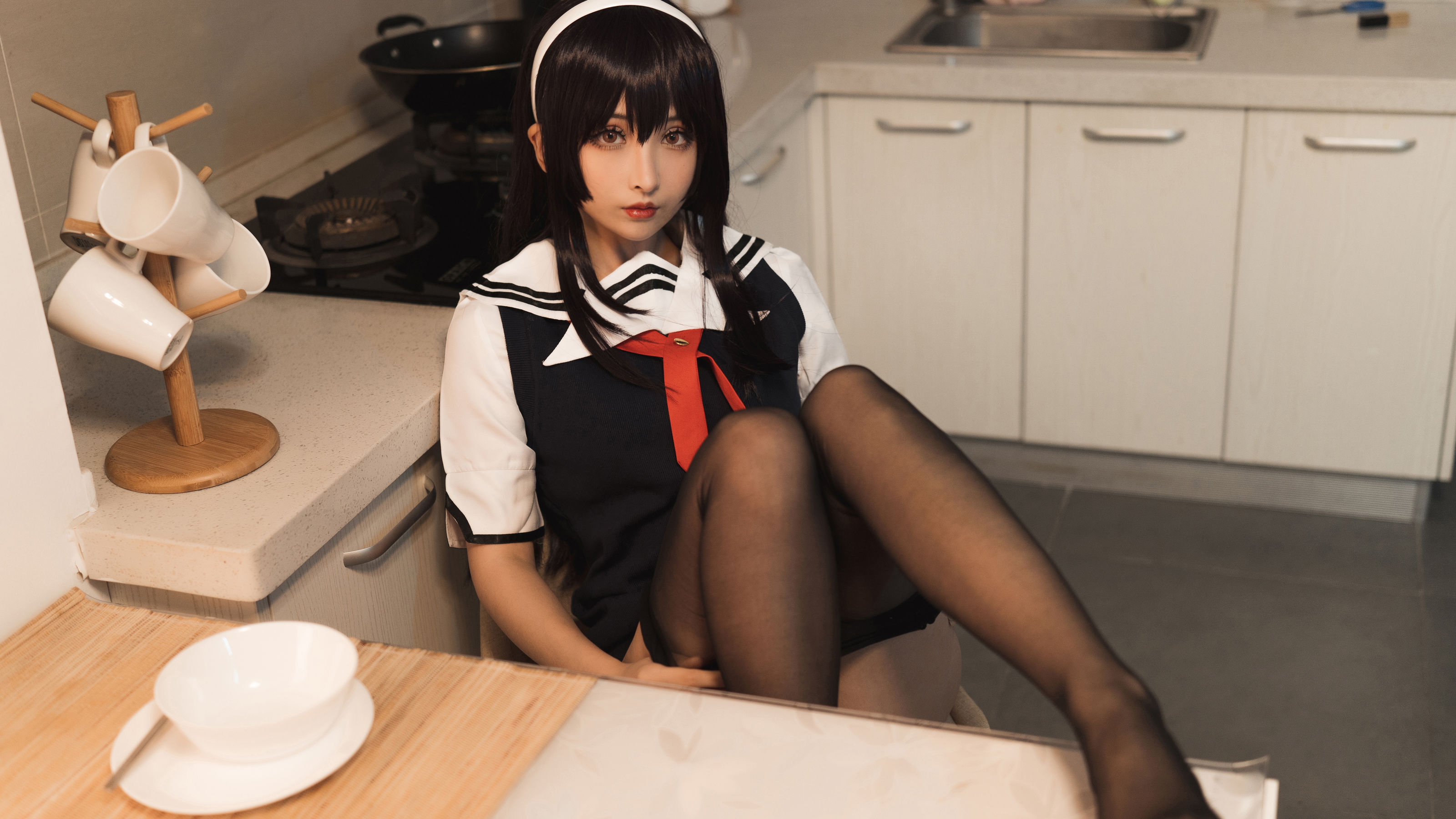 COS福利rioko凉凉子 路人女主的养成方法  第18张