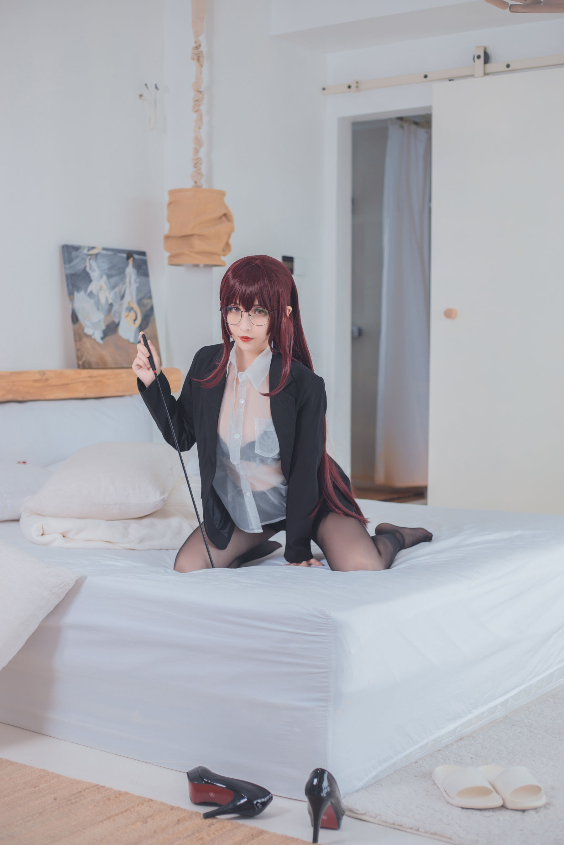 COS福利rioko凉凉子 七夕 月球女友  第26张