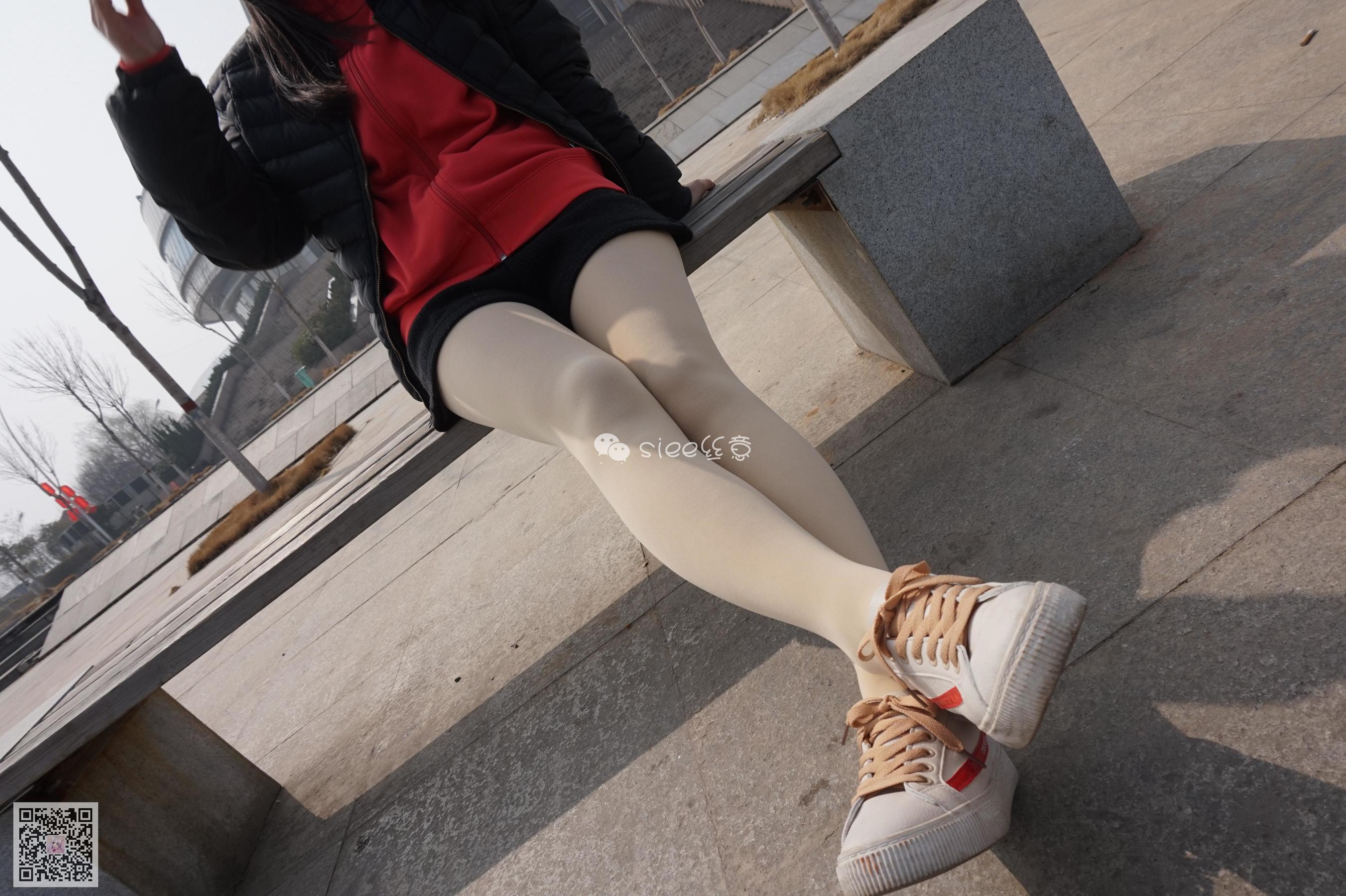 [丝意SIEE] No.062 琦琦 肉丝白鞋最配  第38张